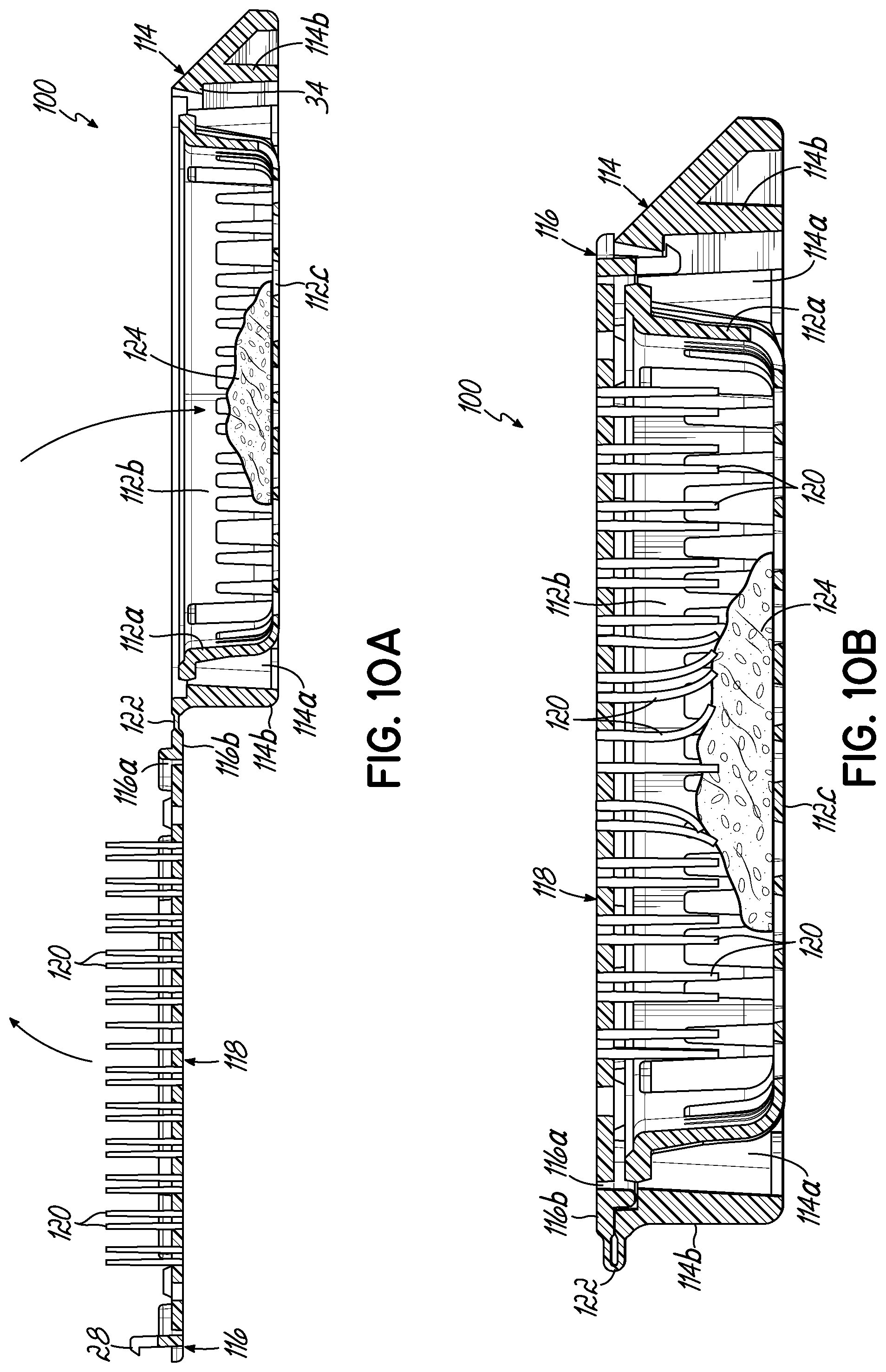 Patent US11774330 Figure 11 – Sectionable cassette and embedding frame with tissue immobilizing separable lid, and methods for preparing biopsy tissue samples