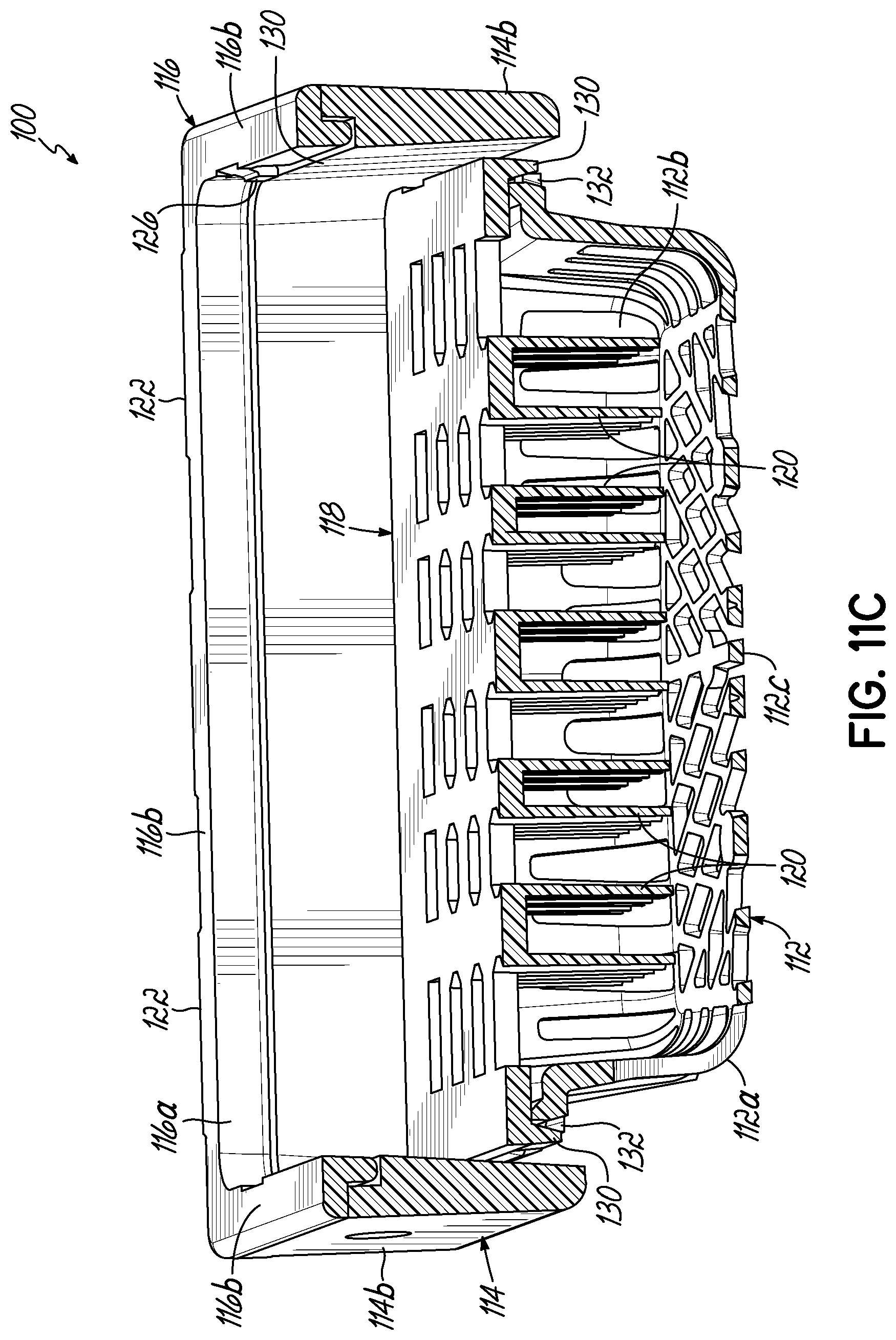 Patent US11774330 Figure 16 – Sectionable cassette and embedding frame with tissue immobilizing separable lid, and methods for preparing biopsy tissue samples