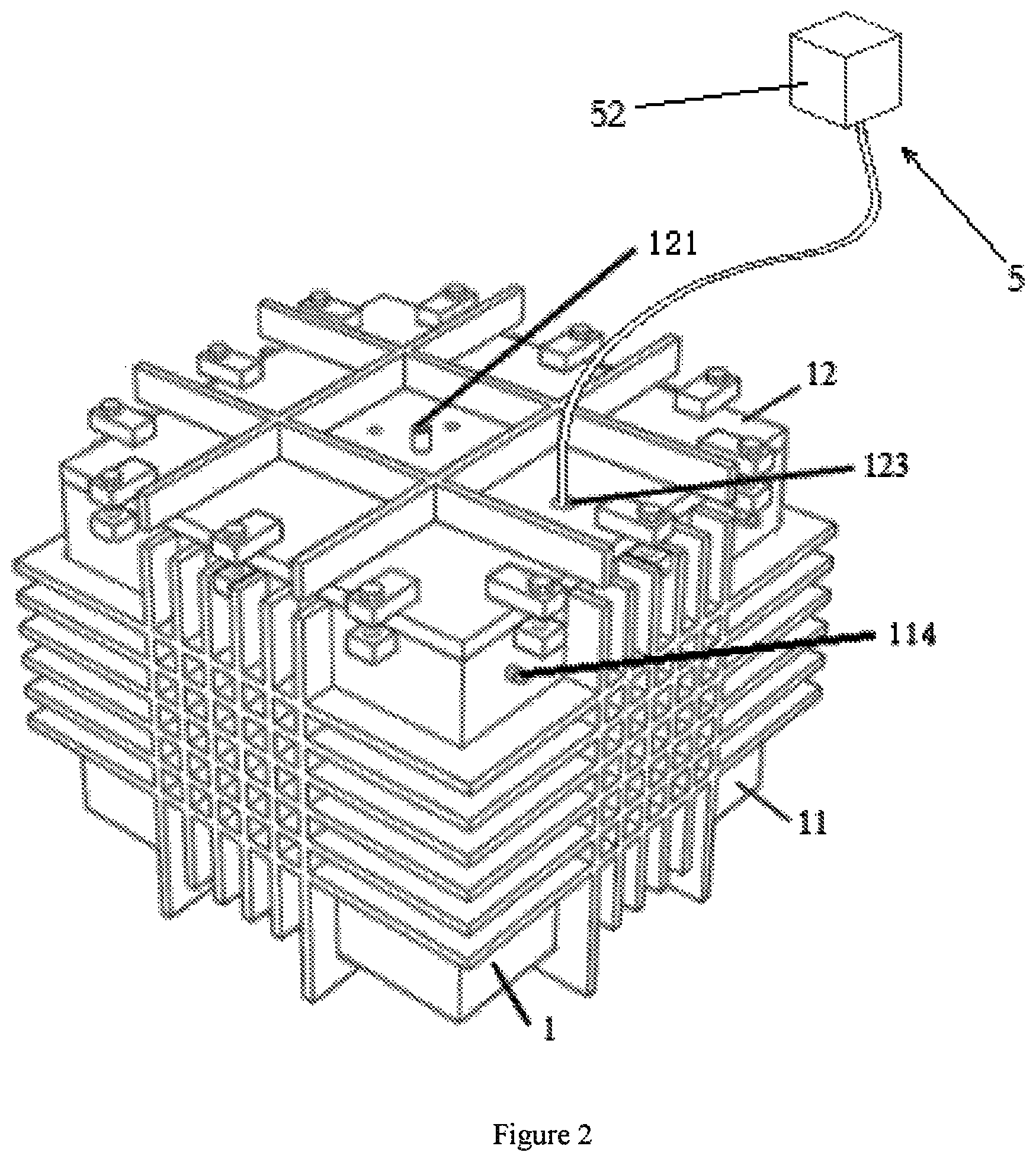 Patent US11774335 Figure 2 – Experimental system of surrounding rock and lining structure under unequal surrounding pressure and water pressure