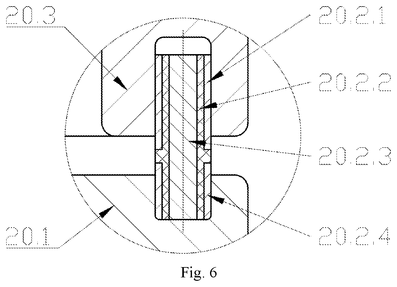 Patent US11774336 Figure 6 – Friction and wear testing platform capable of simulating high-pressure, silt-containing and turbid submarine environment