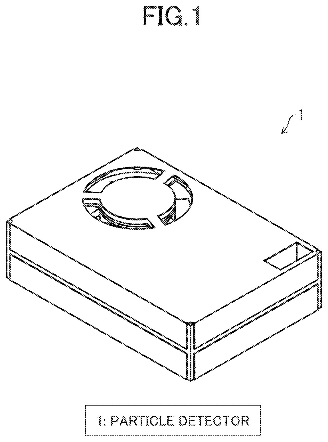 Patent US11774345 Figure 1 – Particle detection sensor and particle detector