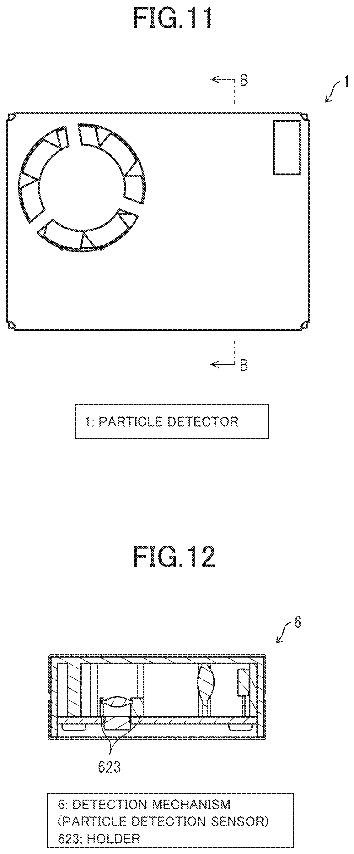 Patent US11774345 Figure 10 – Particle detection sensor and particle detector