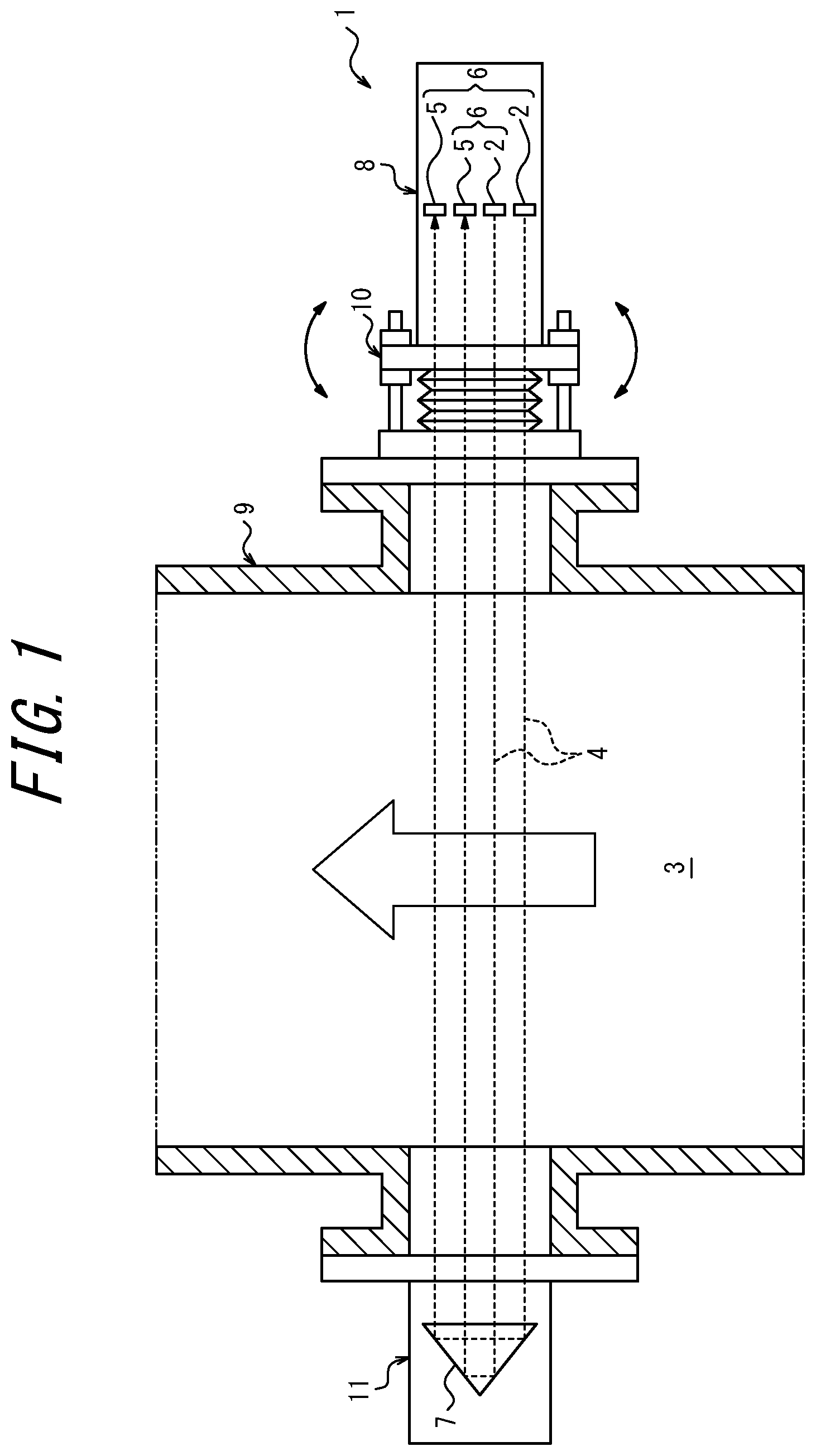 Patent US11774358 Figure 1 – Gas analyzer