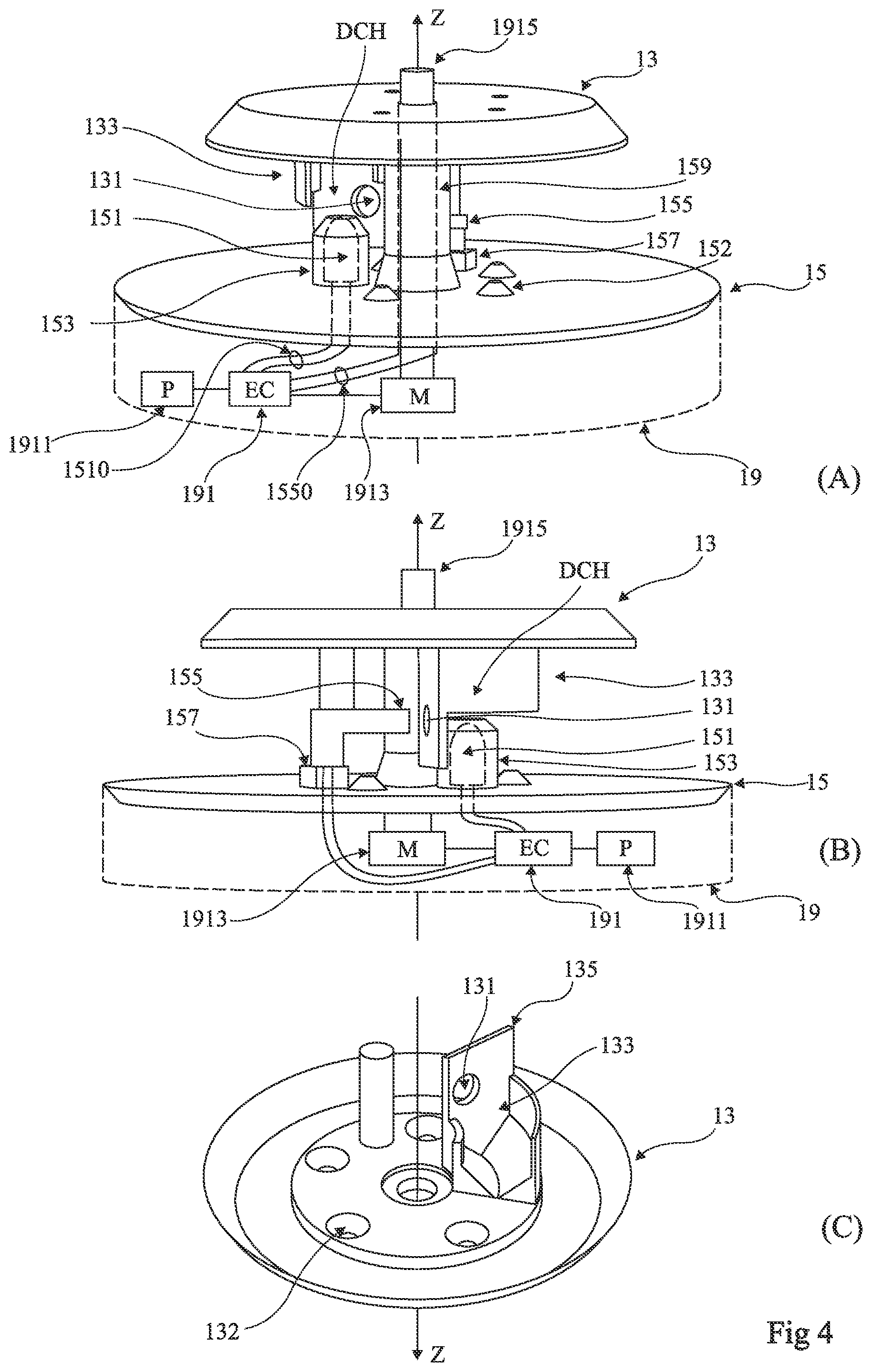 Patent US11774359 Figure 3 – Smoke detector