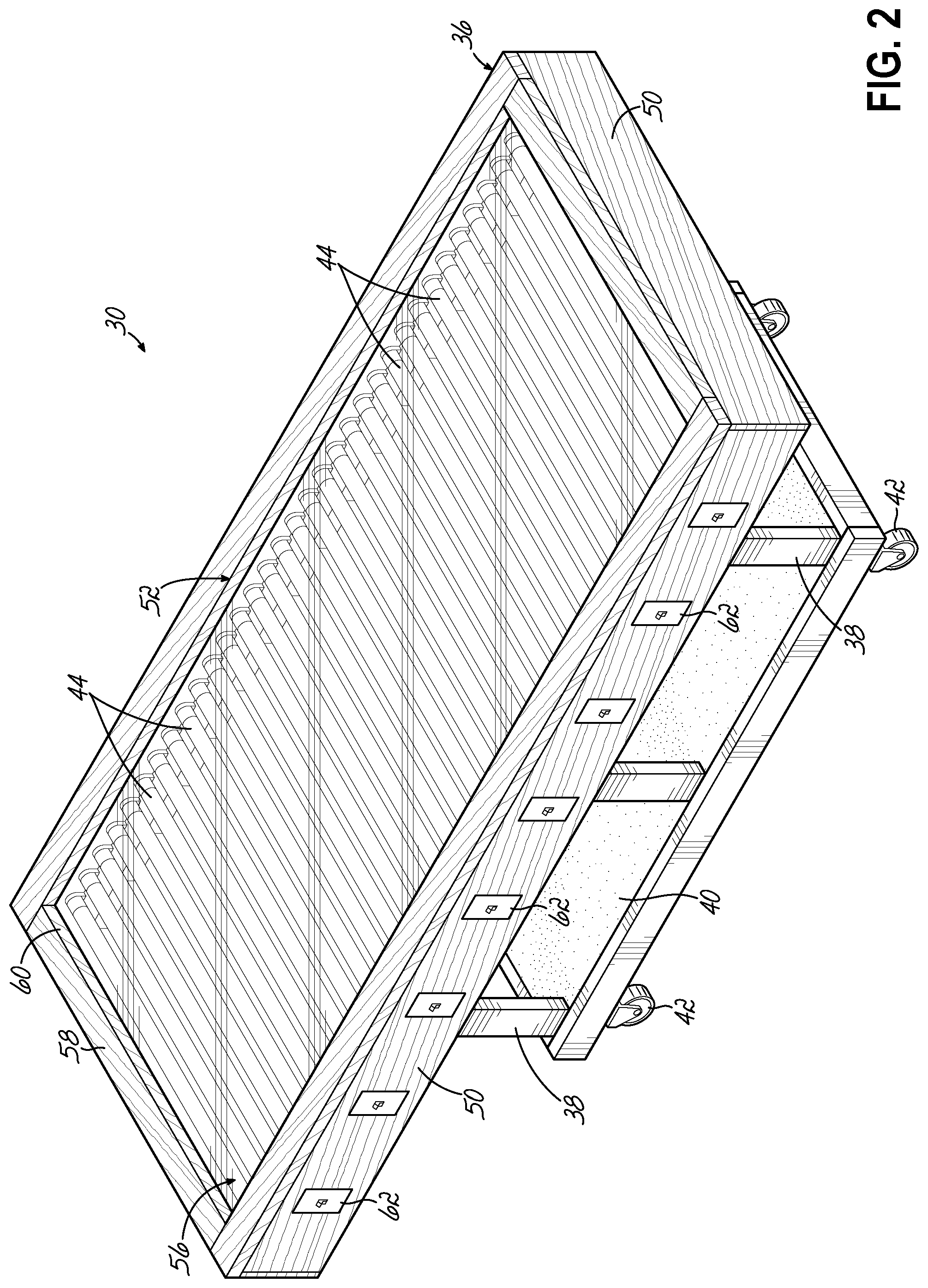 Patent US11774368 Figure 4 – Light table apparatus and methods for inspecting heat exchanger plates for defects using light
