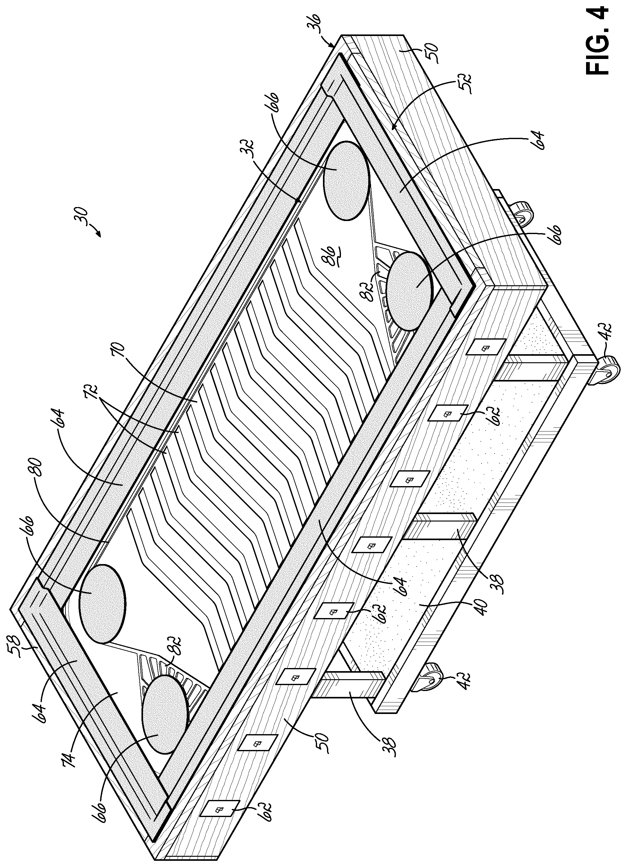 Patent US11774368 Figure 6 – Light table apparatus and methods for inspecting heat exchanger plates for defects using light