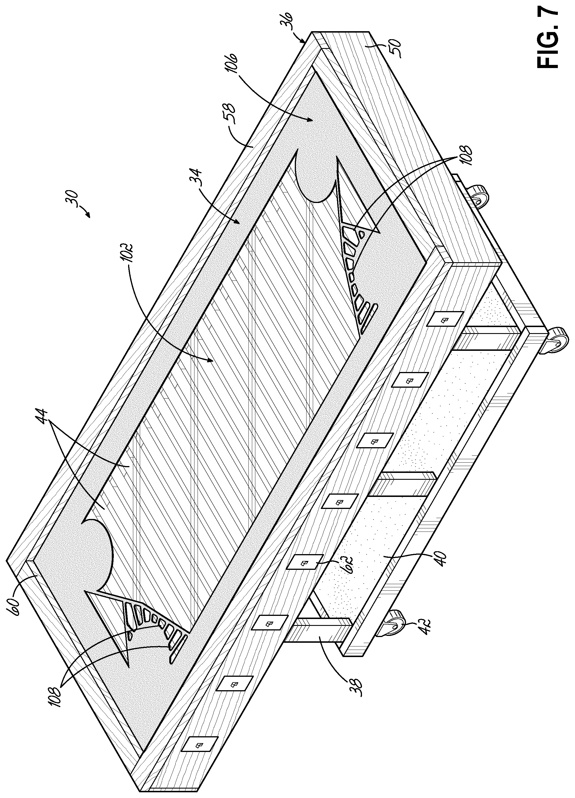 Patent US11774368 Figure 8 – Light table apparatus and methods for inspecting heat exchanger plates for defects using light