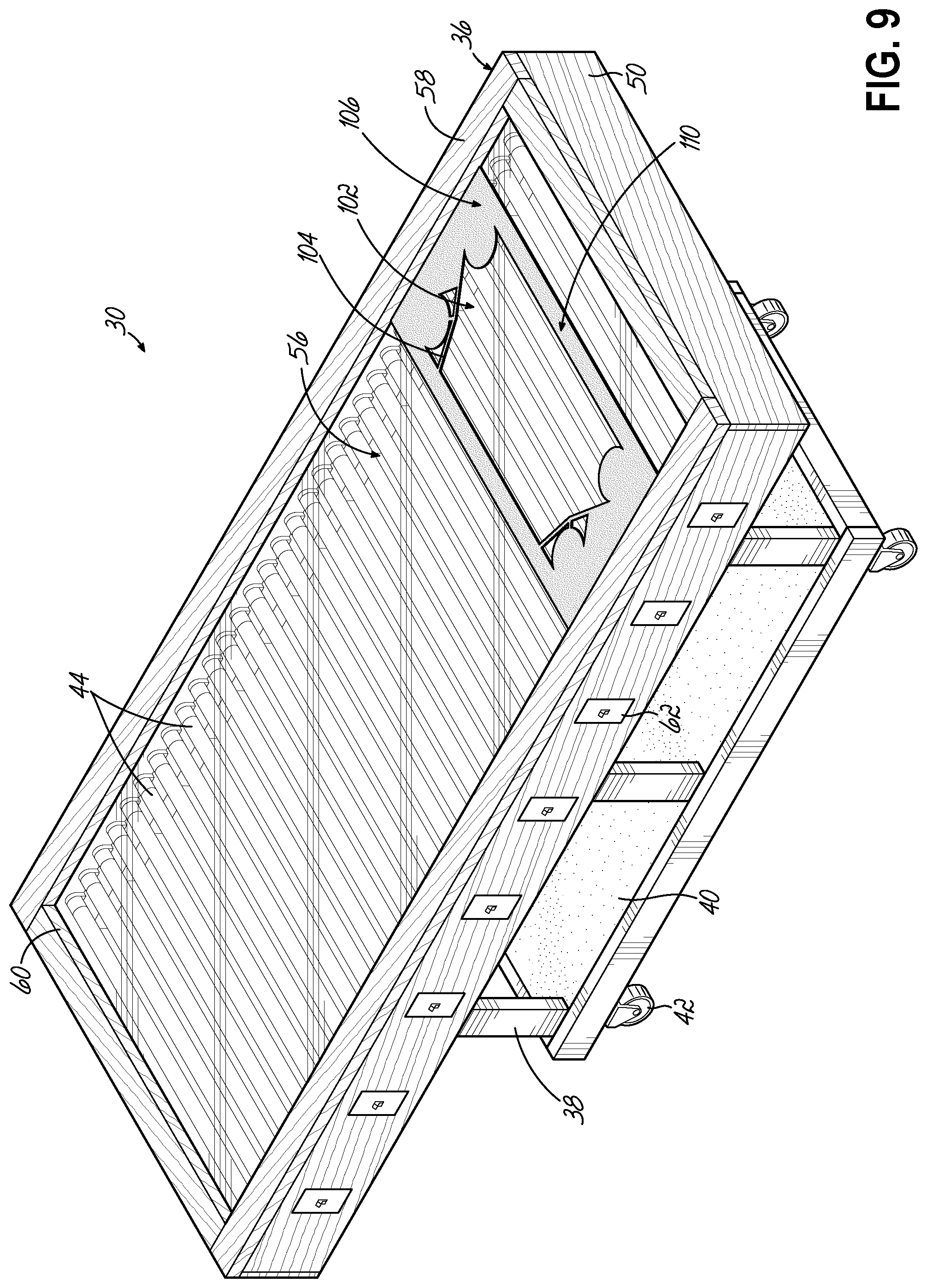 Patent US11774368 Figure 10 – Light table apparatus and methods for inspecting heat exchanger plates for defects using light