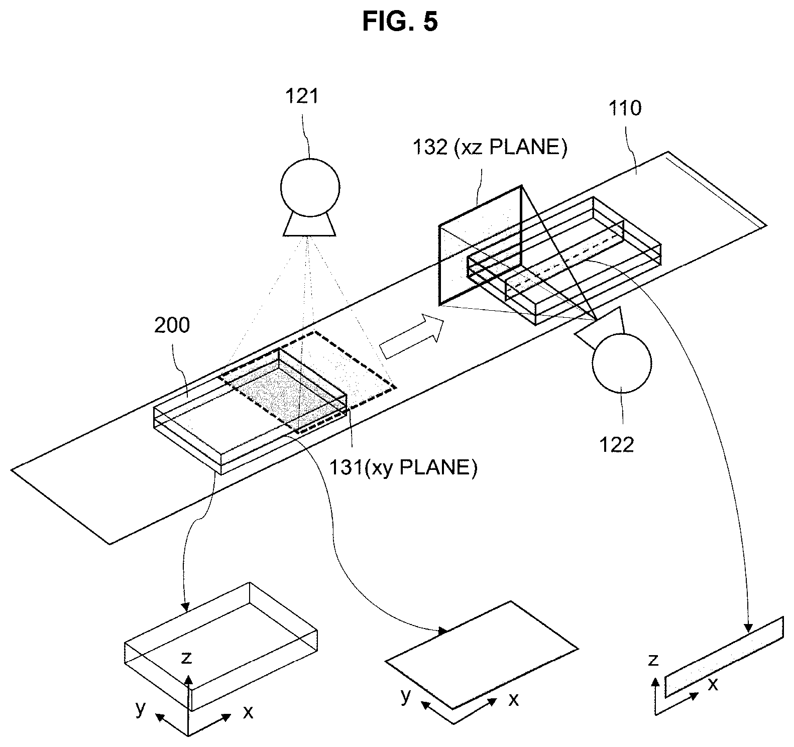 Patent US11774377 Figure 5 – Real-time inline digital tomosynthesis system