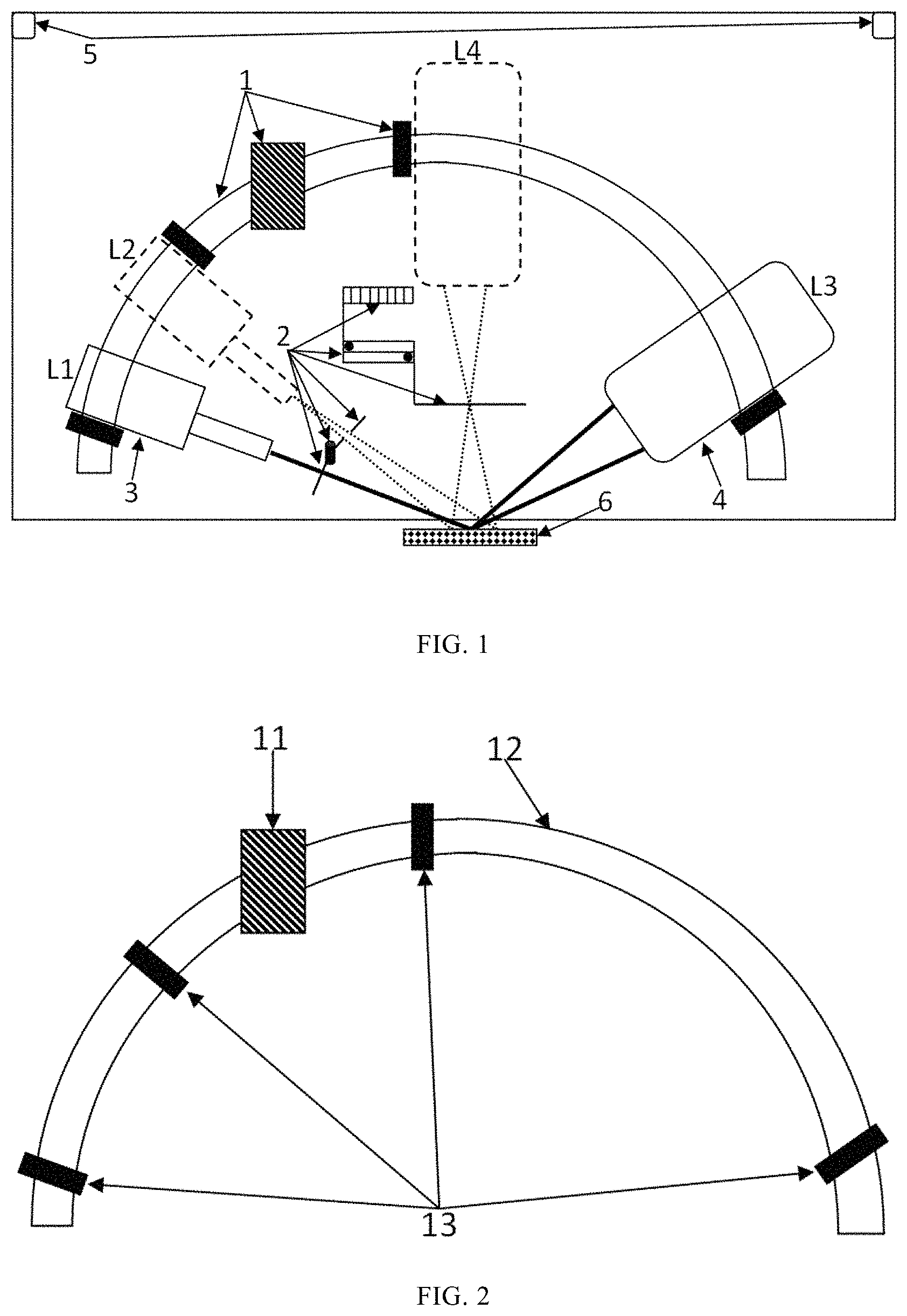 Patent US11774380 Figure 1 – Diffraction analysis device and method for full-field x-ray fluorescence imaging analysis