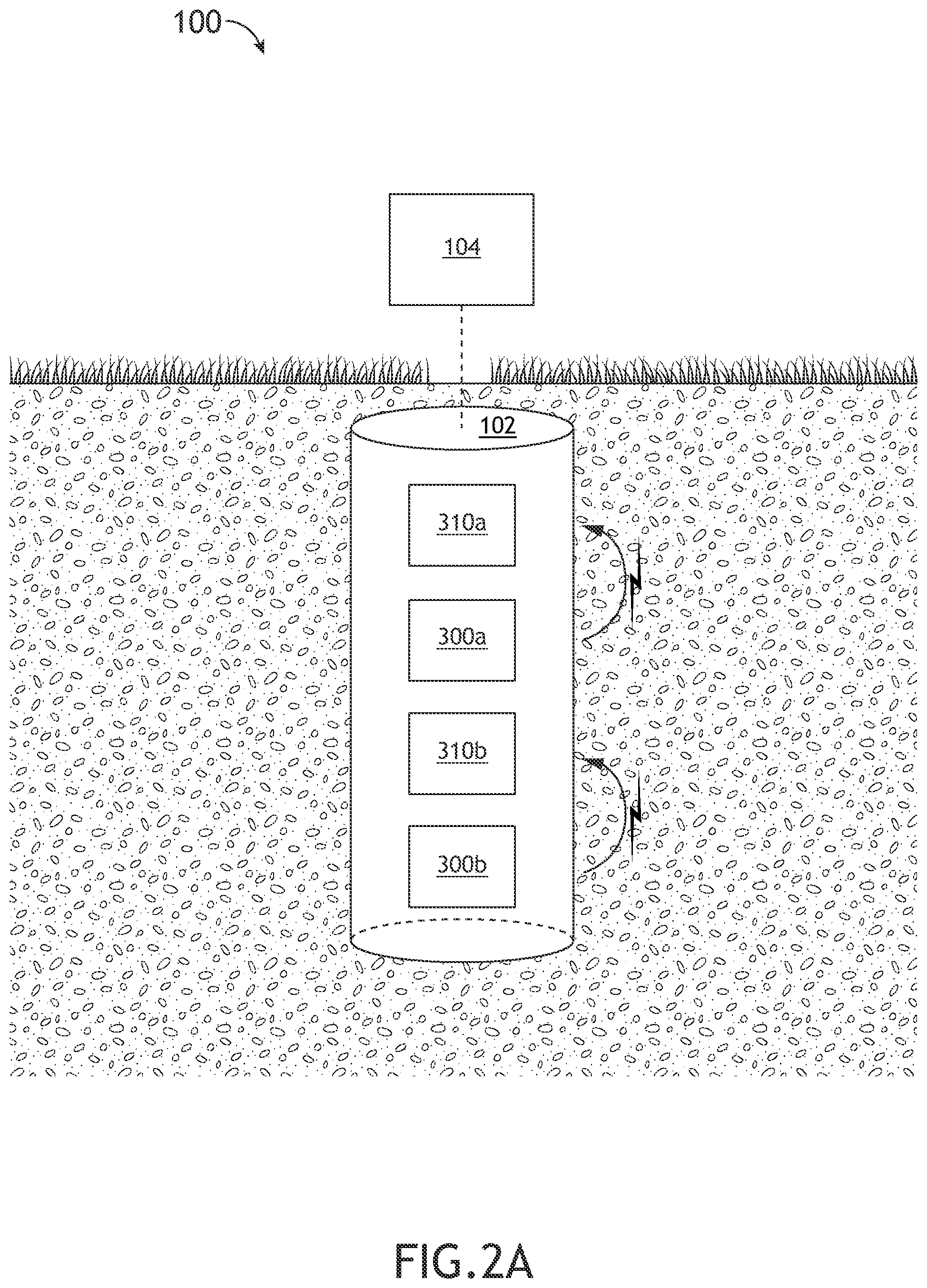 Patent US11774390 Figure 2 – Sensor for underground soil measurement