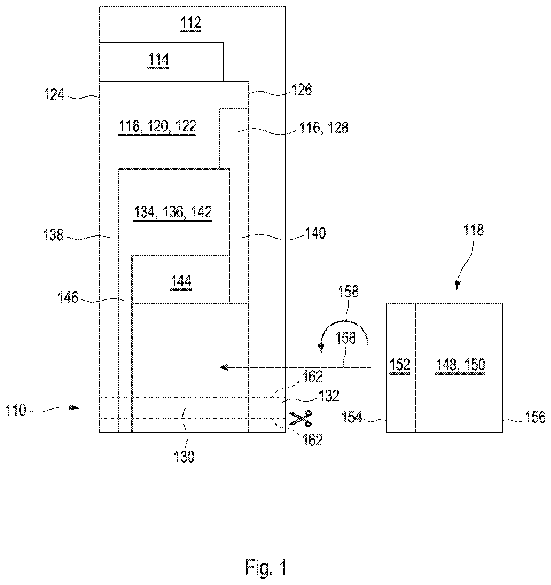 Patent US11774395 Figure 1 – Test element for electrochemically detecting at least one analyte