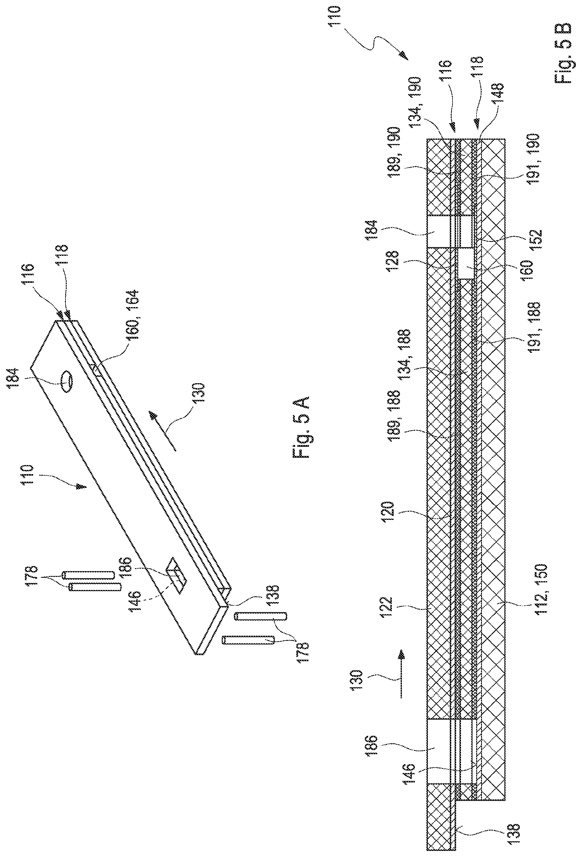Patent US11774395 Figure 5 – Test element for electrochemically detecting at least one analyte