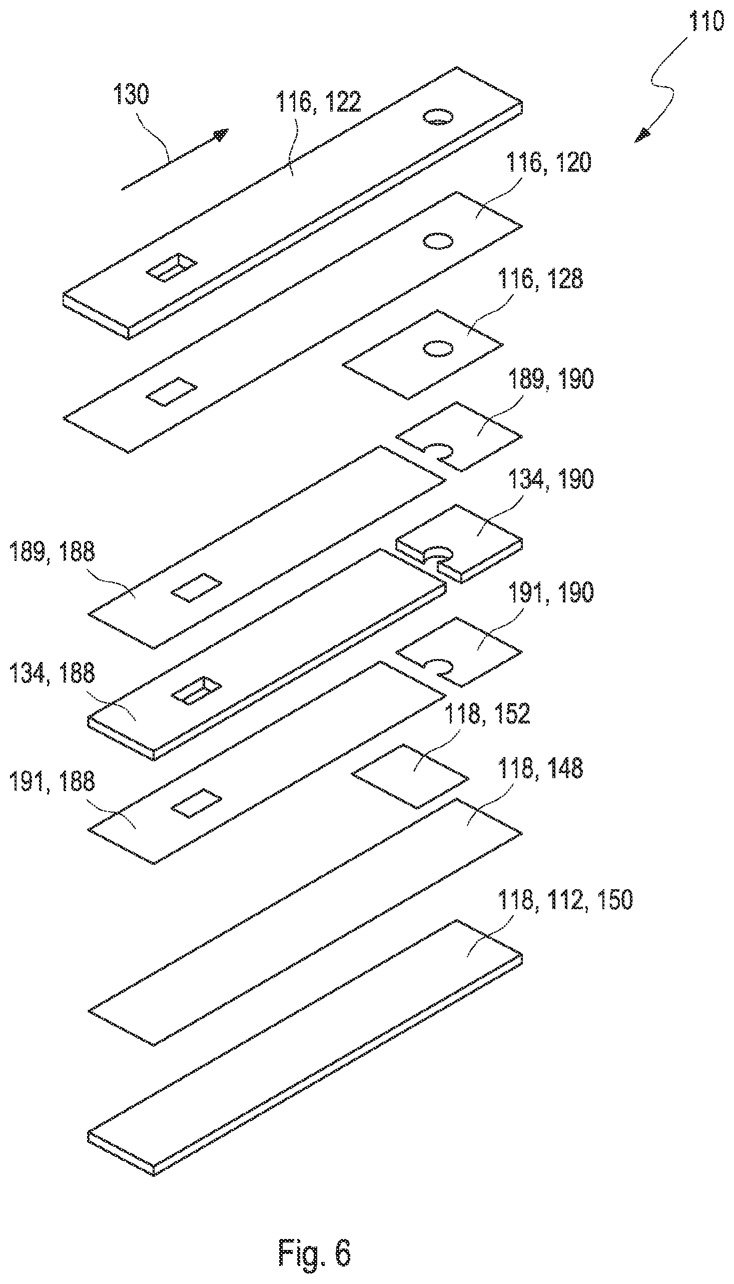 Patent US11774395 Figure 6 – Test element for electrochemically detecting at least one analyte