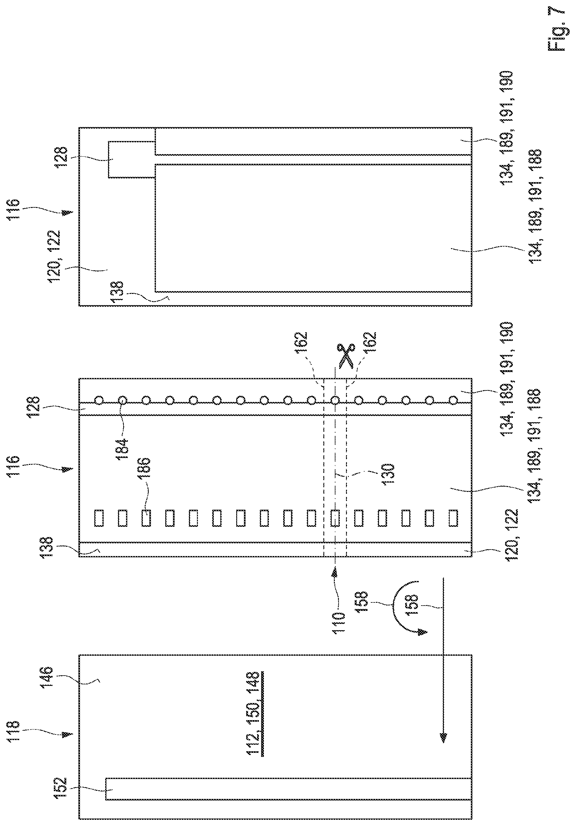 Patent US11774395 Figure 7 – Test element for electrochemically detecting at least one analyte