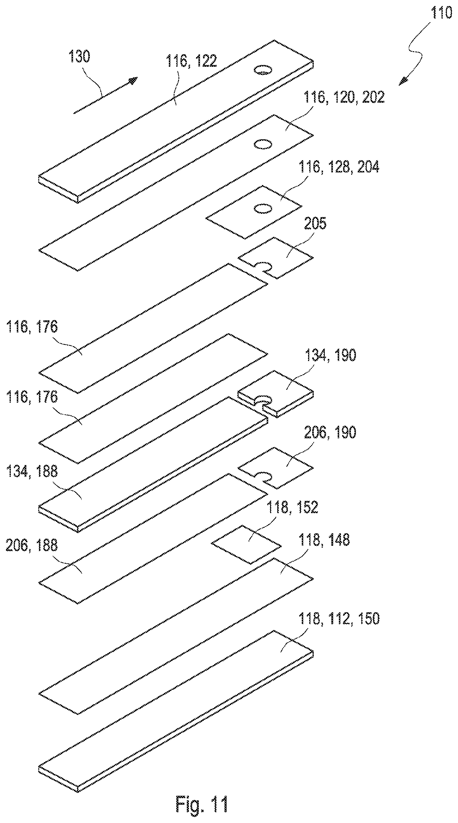 Patent US11774395 Figure 12 – Test element for electrochemically detecting at least one analyte