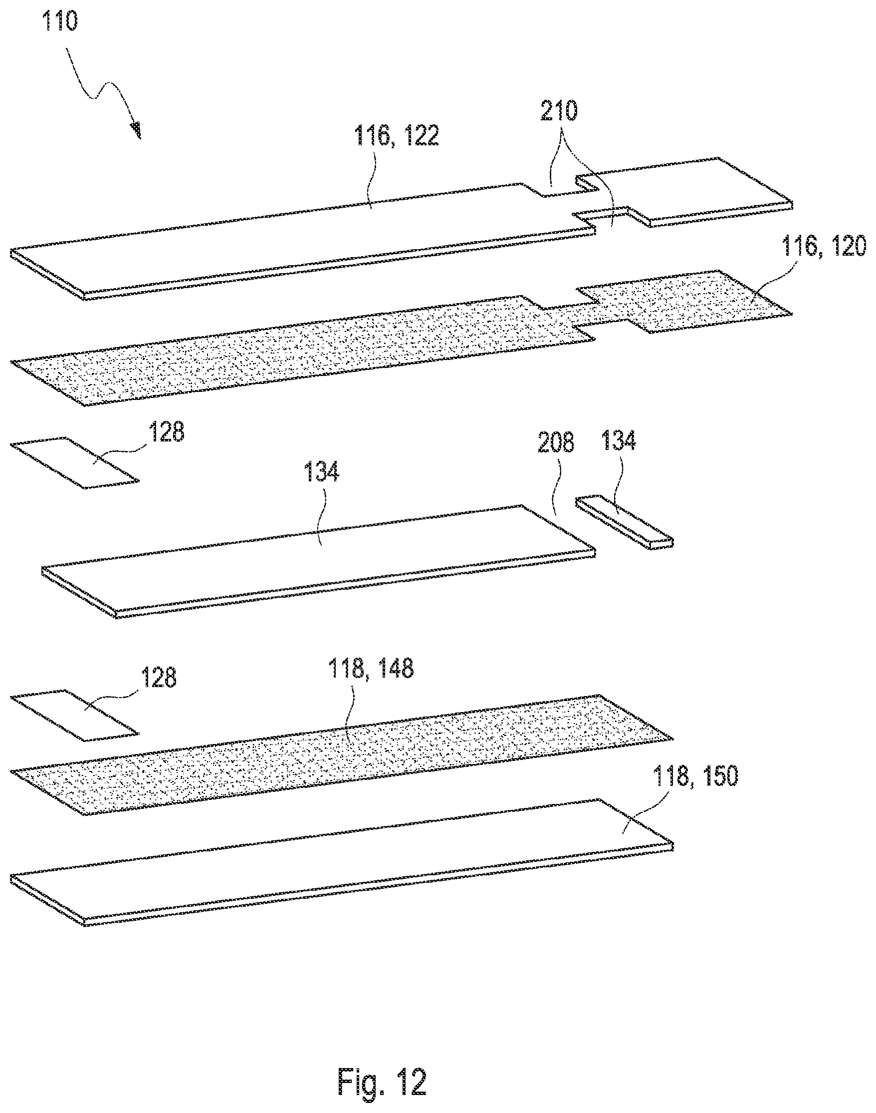 Patent US11774395 Figure 13 – Test element for electrochemically detecting at least one analyte