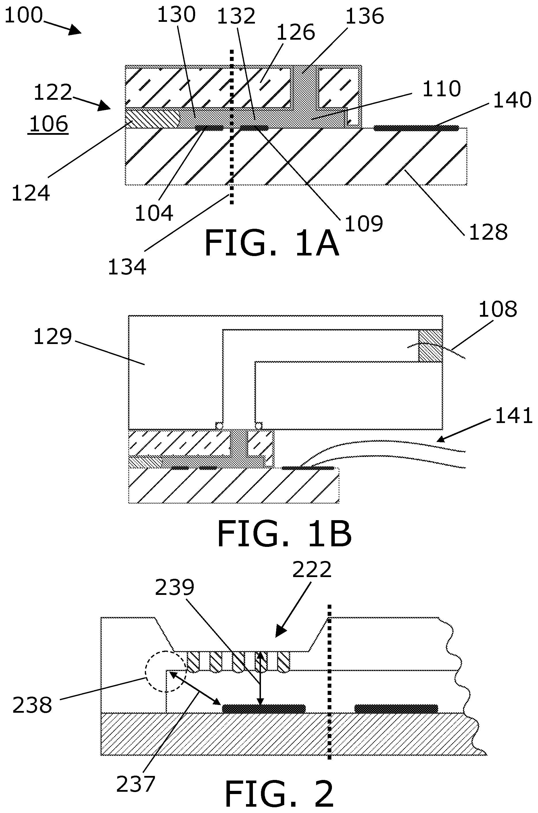 Patent US11774397 Figure 1 – Electrochemical sensor with thin film guard electrode