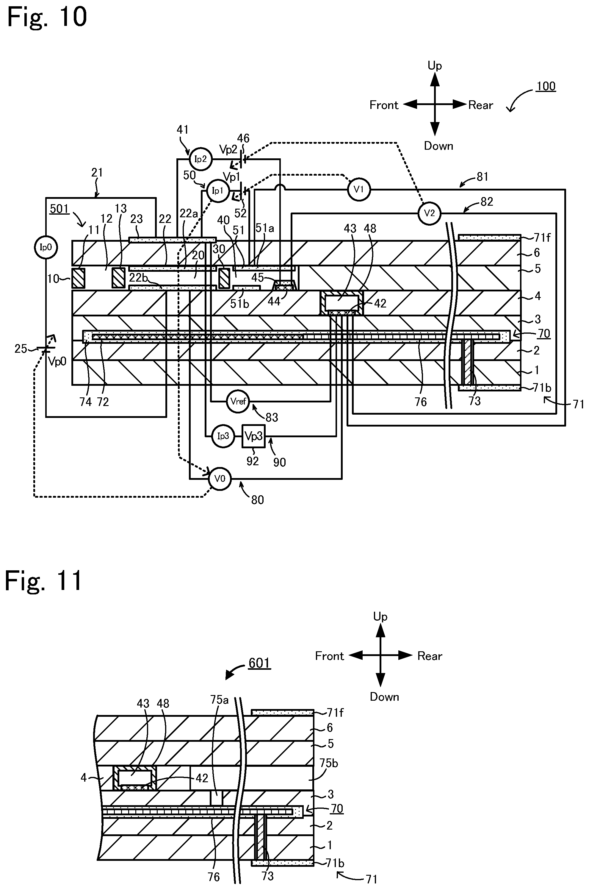 Patent US11774398 Figure 8 – Sensor element and gas sensor