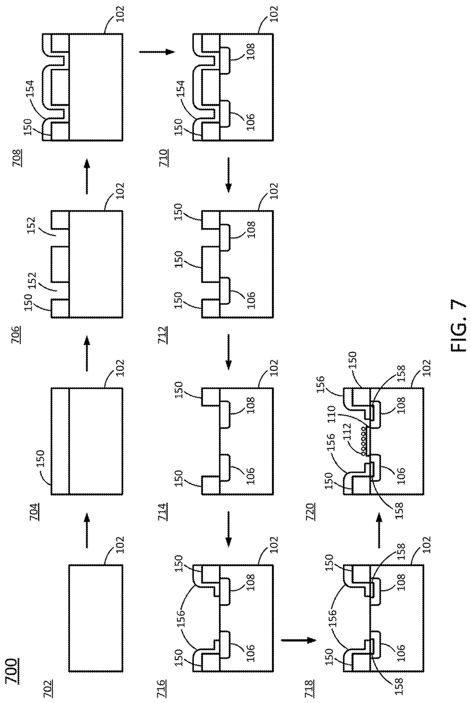 Patent US11774399 Figure 7 – Inversion layer gas sensors using bulk silicon chemical sensitive transistors
