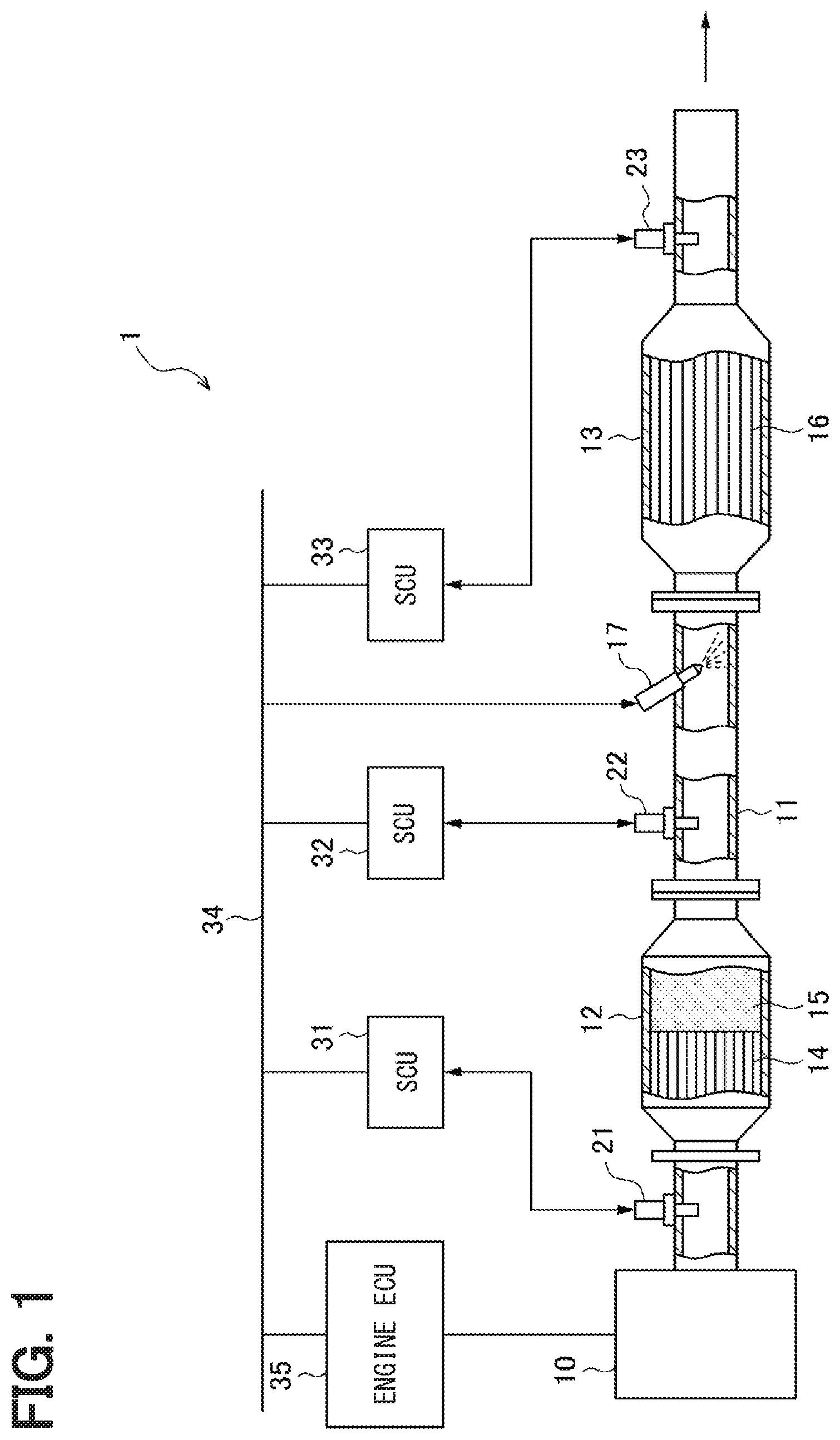 Patent US11774403 Figure 1 – Gas sensor control device
