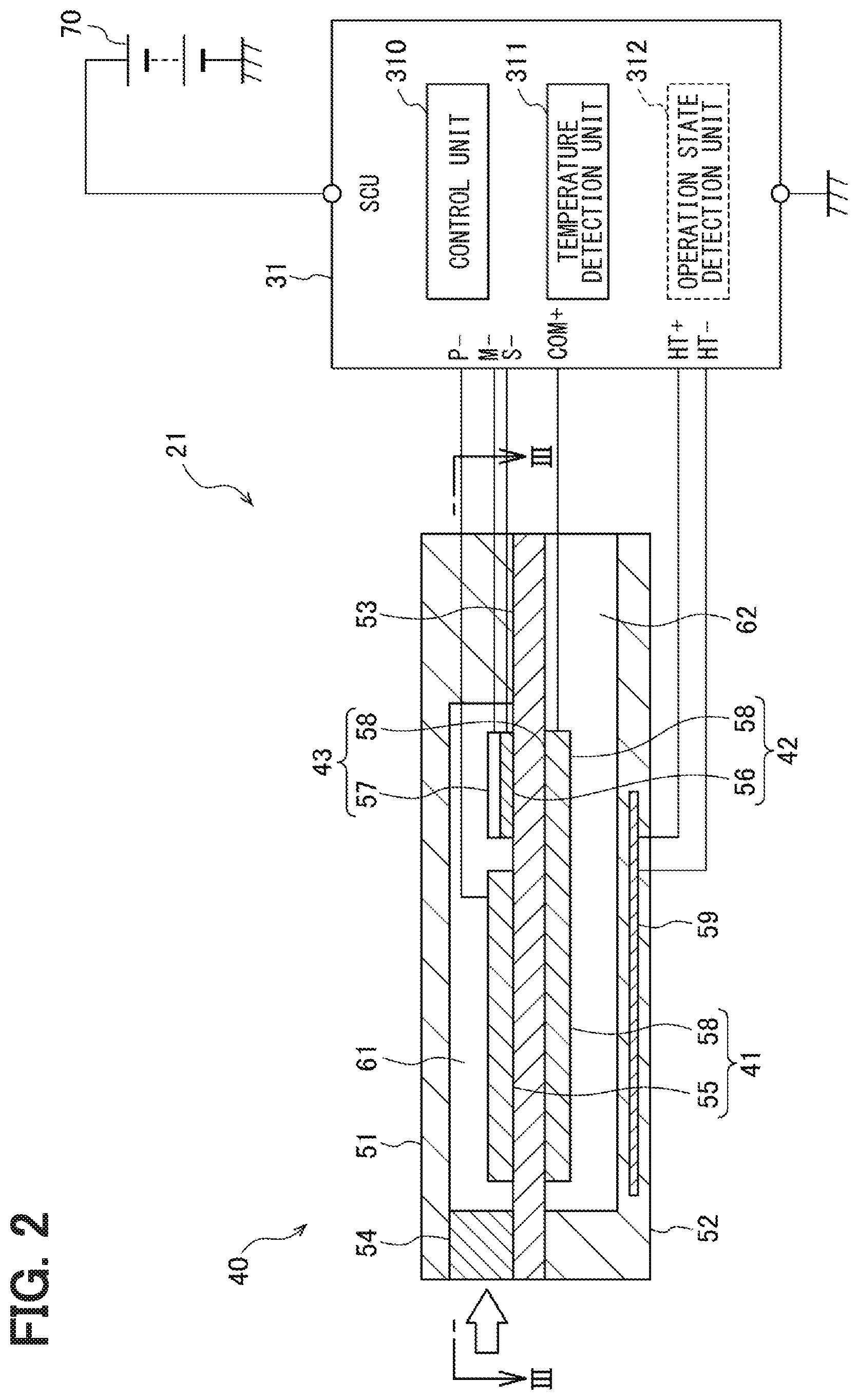 Patent US11774403 Figure 2 – Gas sensor control device