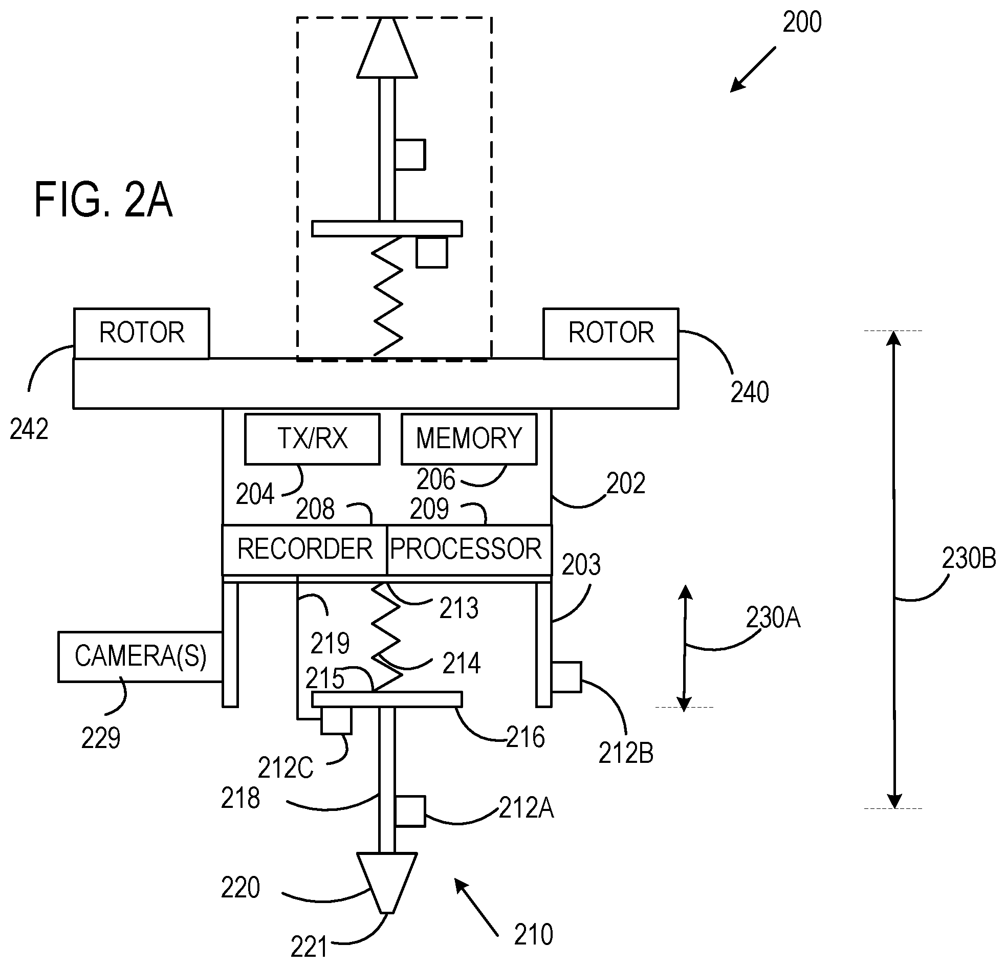 Patent US11774407 Figure 2 – UAV-based acoustic technique for mapping defects in civil infrastructure