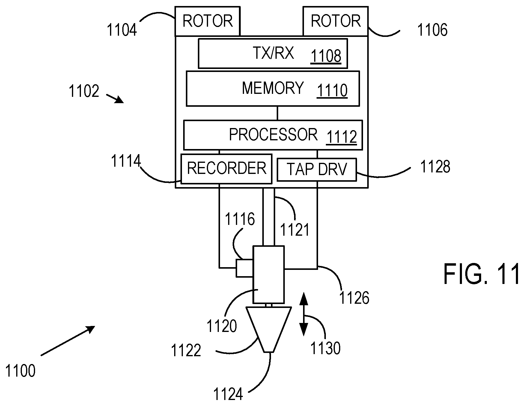 Patent US11774407 Figure 8 – UAV-based acoustic technique for mapping defects in civil infrastructure