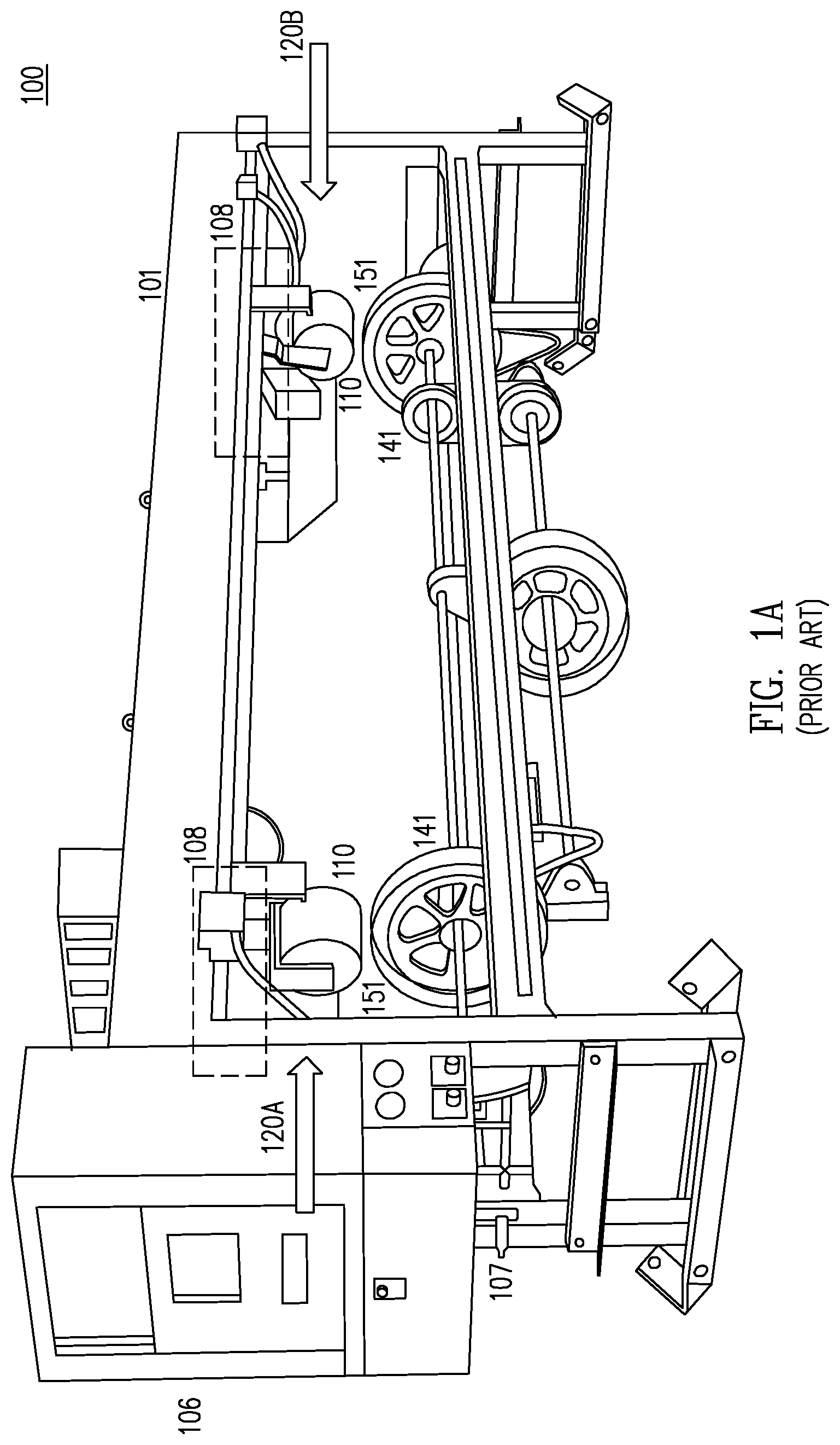 Patent US11774408 Figure 1 – System for determining the density of a sheet of material using a magnetic force feedback actuator positioner