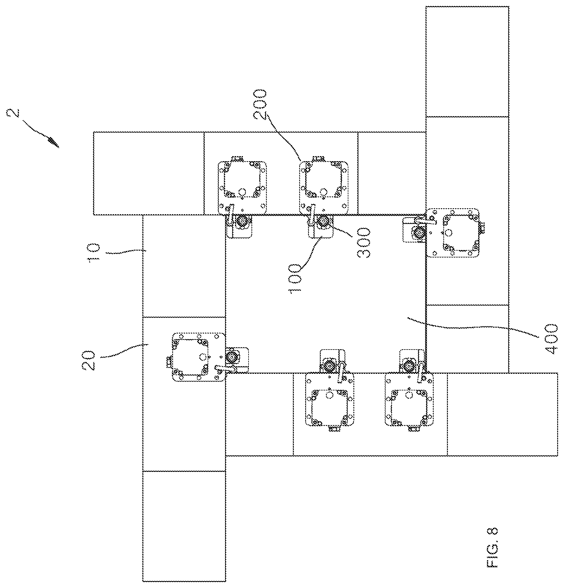 Patent US11774411 Figure 8 – Jig for supplying ultrasonic medium and apparatus for fast scanning with circulating ultrasonic medium