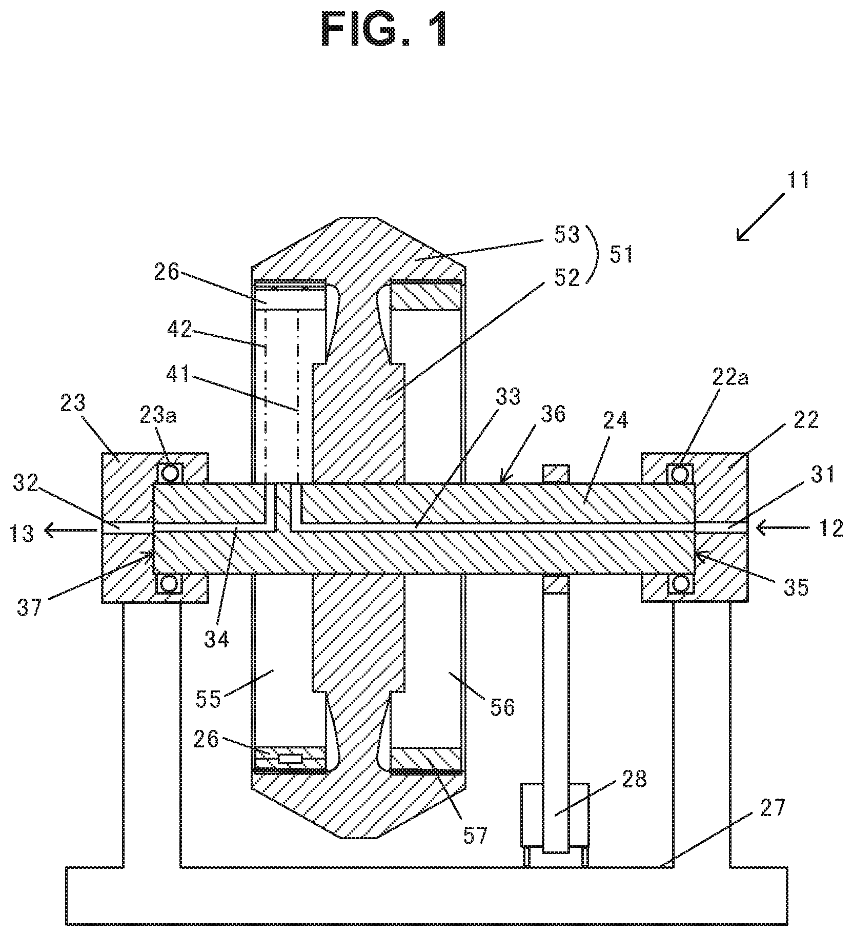 Patent US11774412 Figure 1 – Field flow fractionation device including mass balancer portion