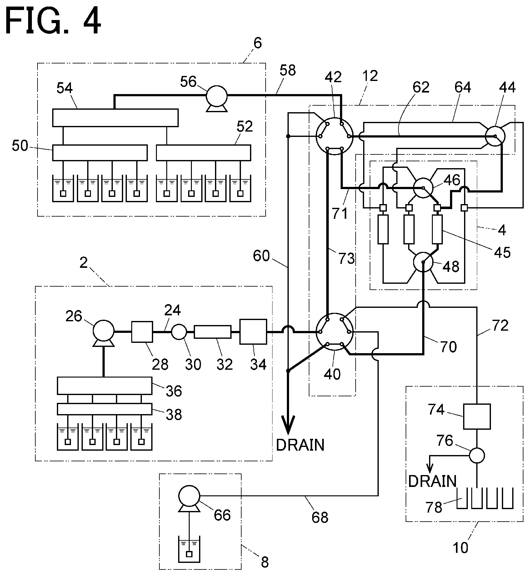 Patent US11774413 Figure 4 – Preparative liquid chromatograph