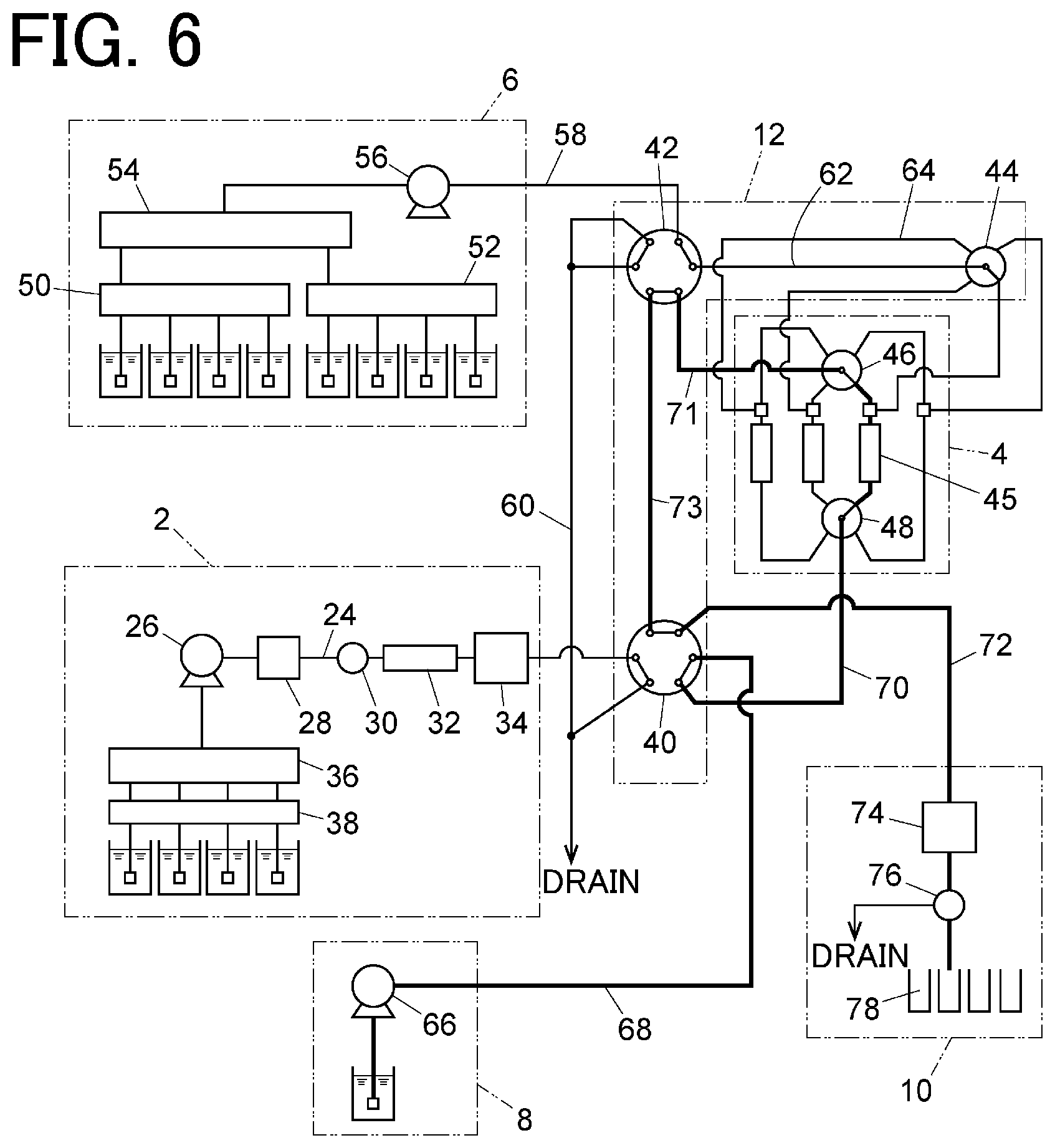 Patent US11774413 Figure 6 – Preparative liquid chromatograph