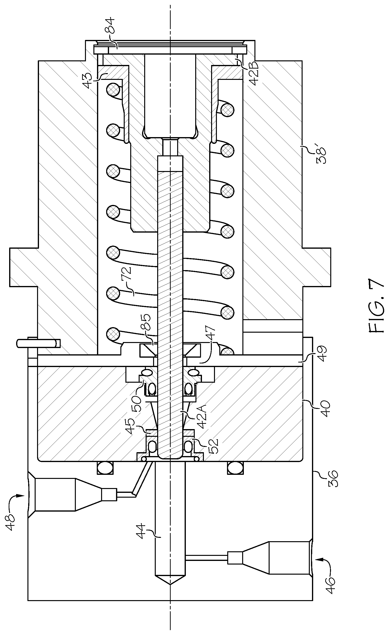 Patent US11774415 Figure 9 – Metering pump for liquid chromatography