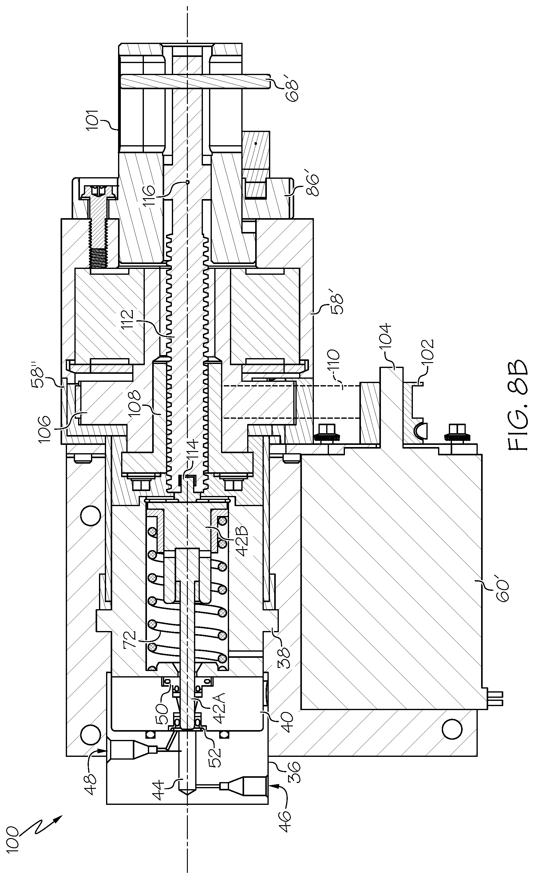 Patent US11774415 Figure 11 – Metering pump for liquid chromatography