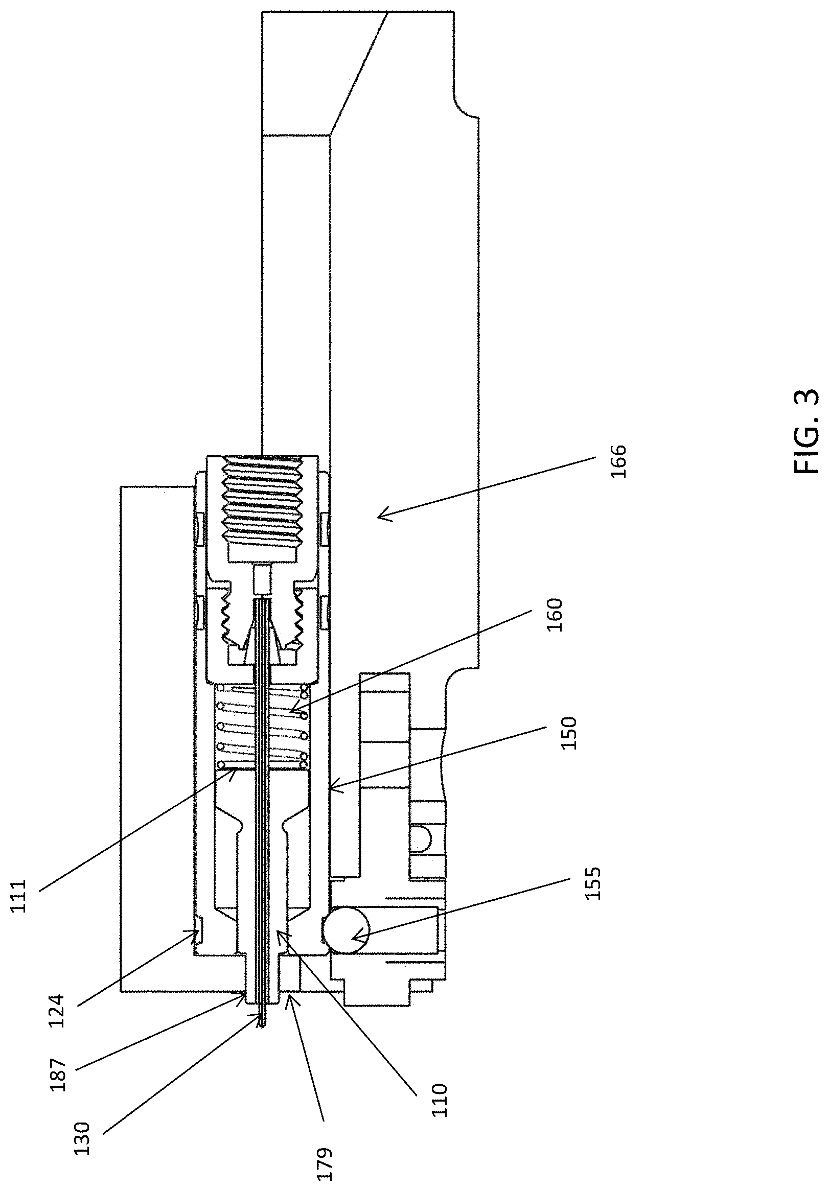 Patent US11774416 Figure 3 – Replaceable emitter assembly for interfacing a separation column to a mass spectrometer