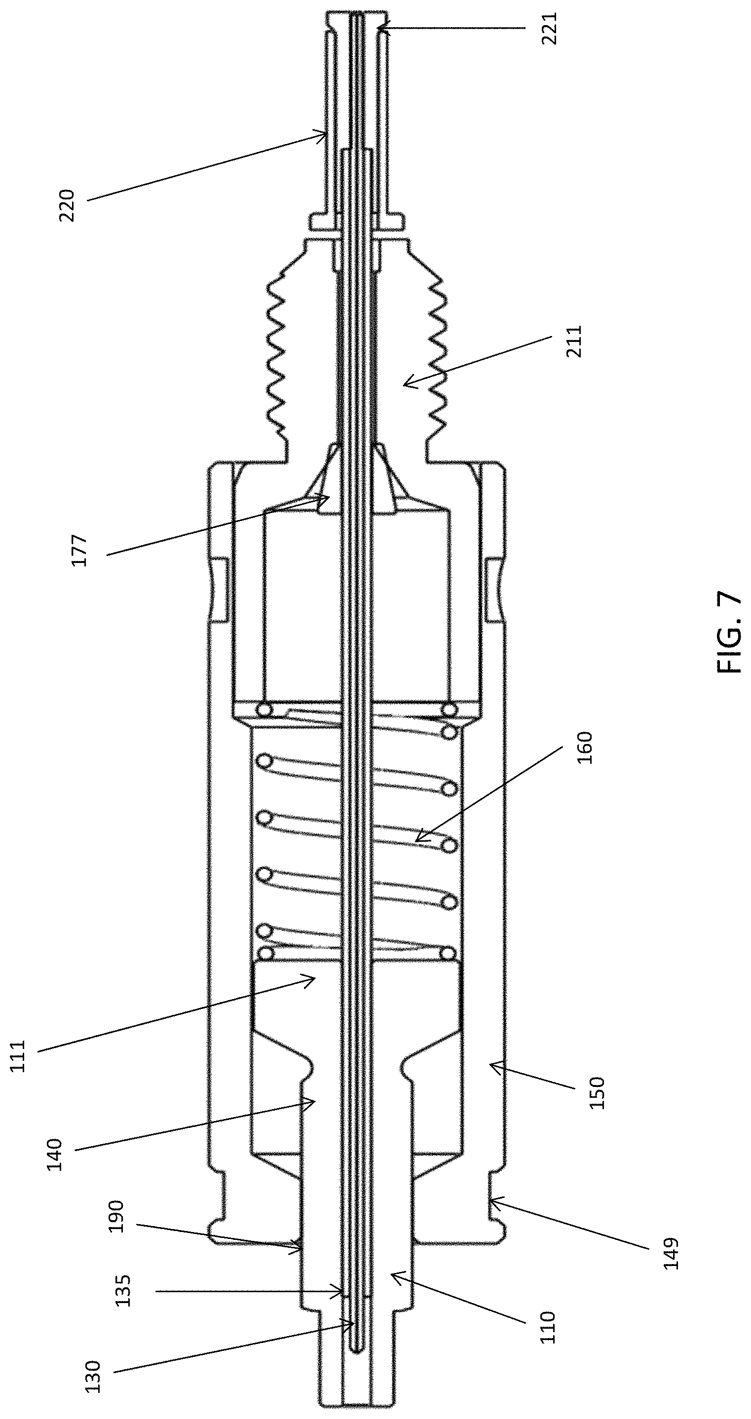 Patent US11774416 Figure 7 – Replaceable emitter assembly for interfacing a separation column to a mass spectrometer