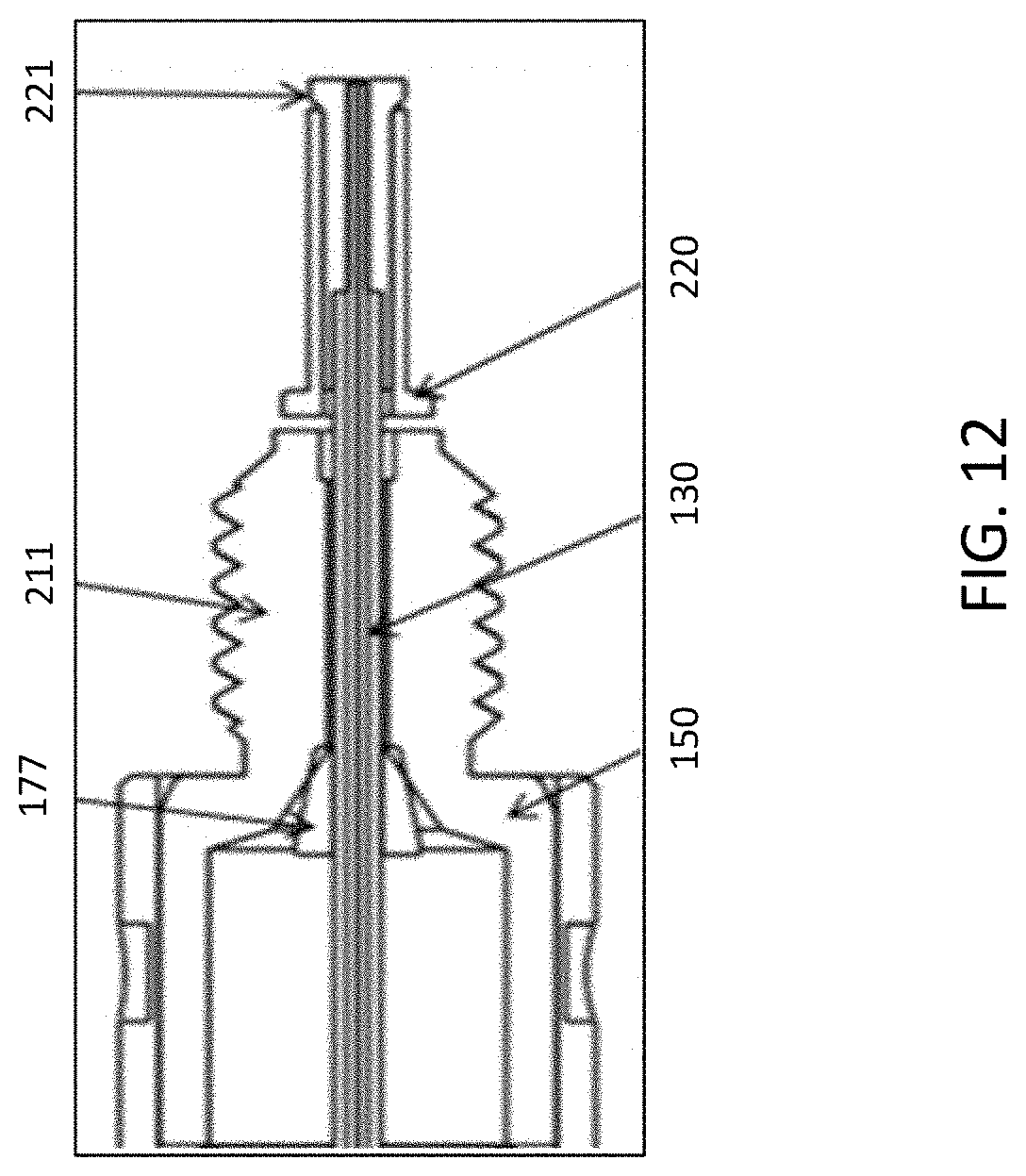 Patent US11774416 Figure 12 – Replaceable emitter assembly for interfacing a separation column to a mass spectrometer