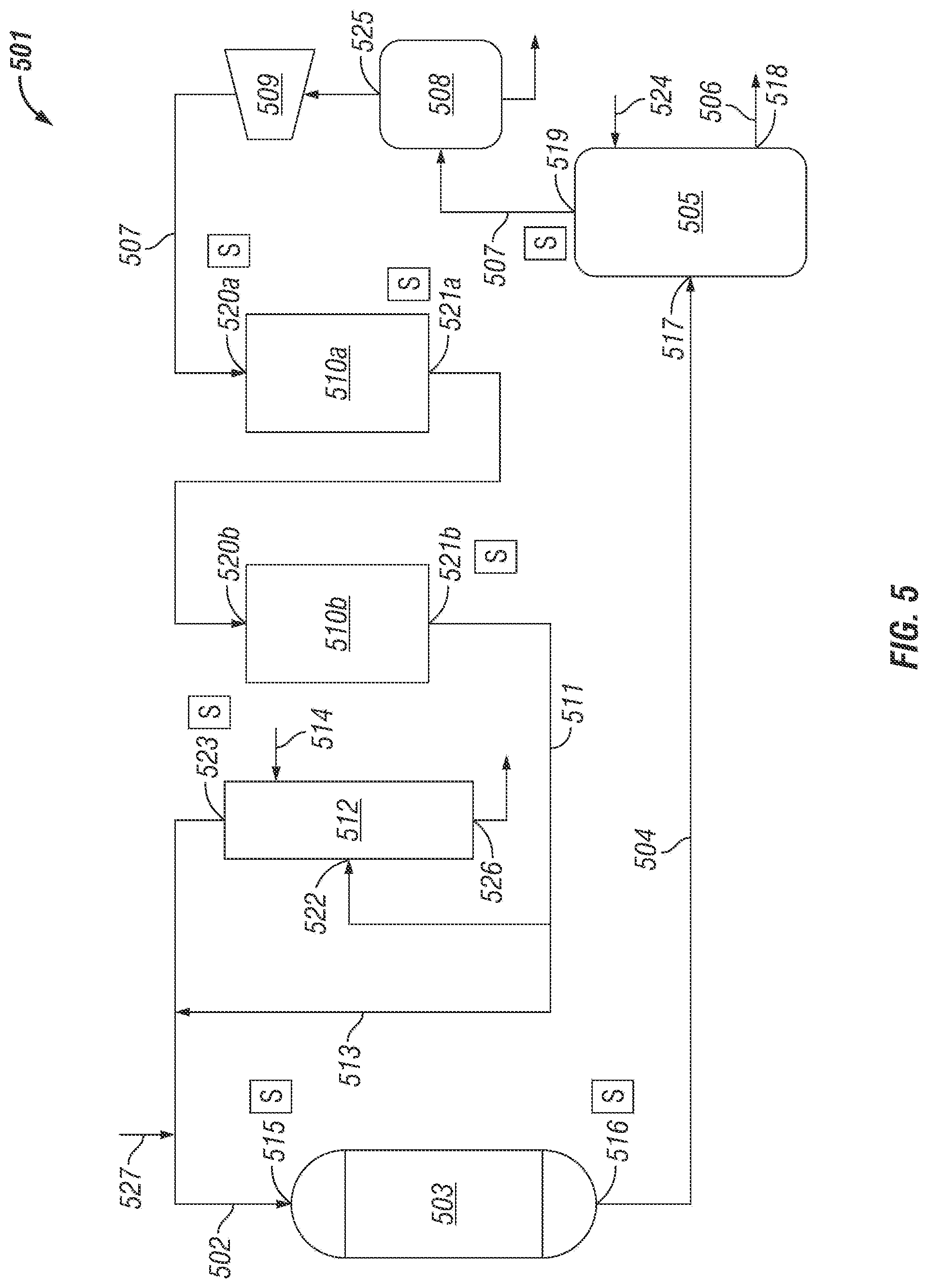 Patent US11774420 Figure 5 – Method and apparatus for quantitatively analyzing a gaseous process stream