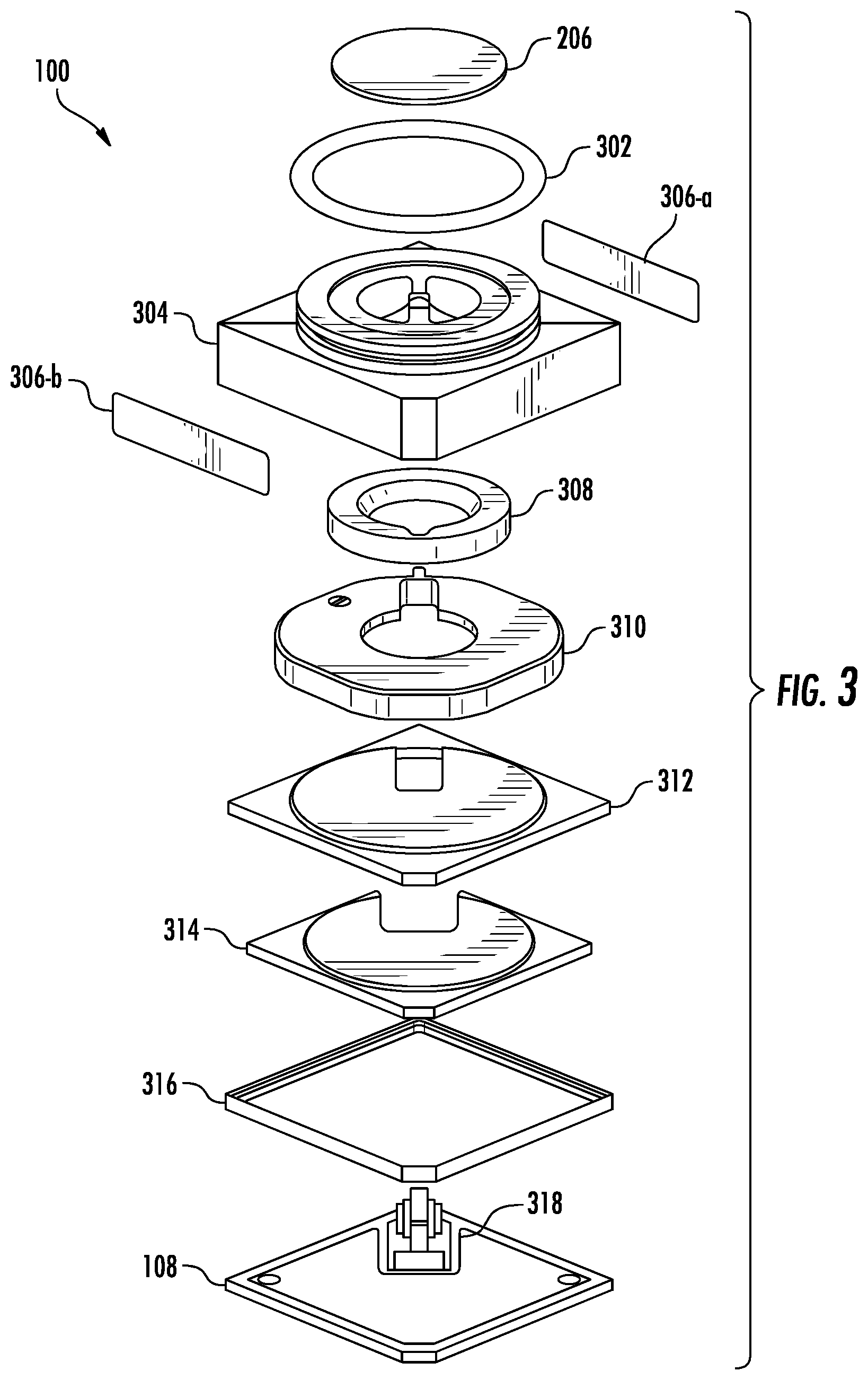Patent US11774424 Figure 3 – Integrated sensor