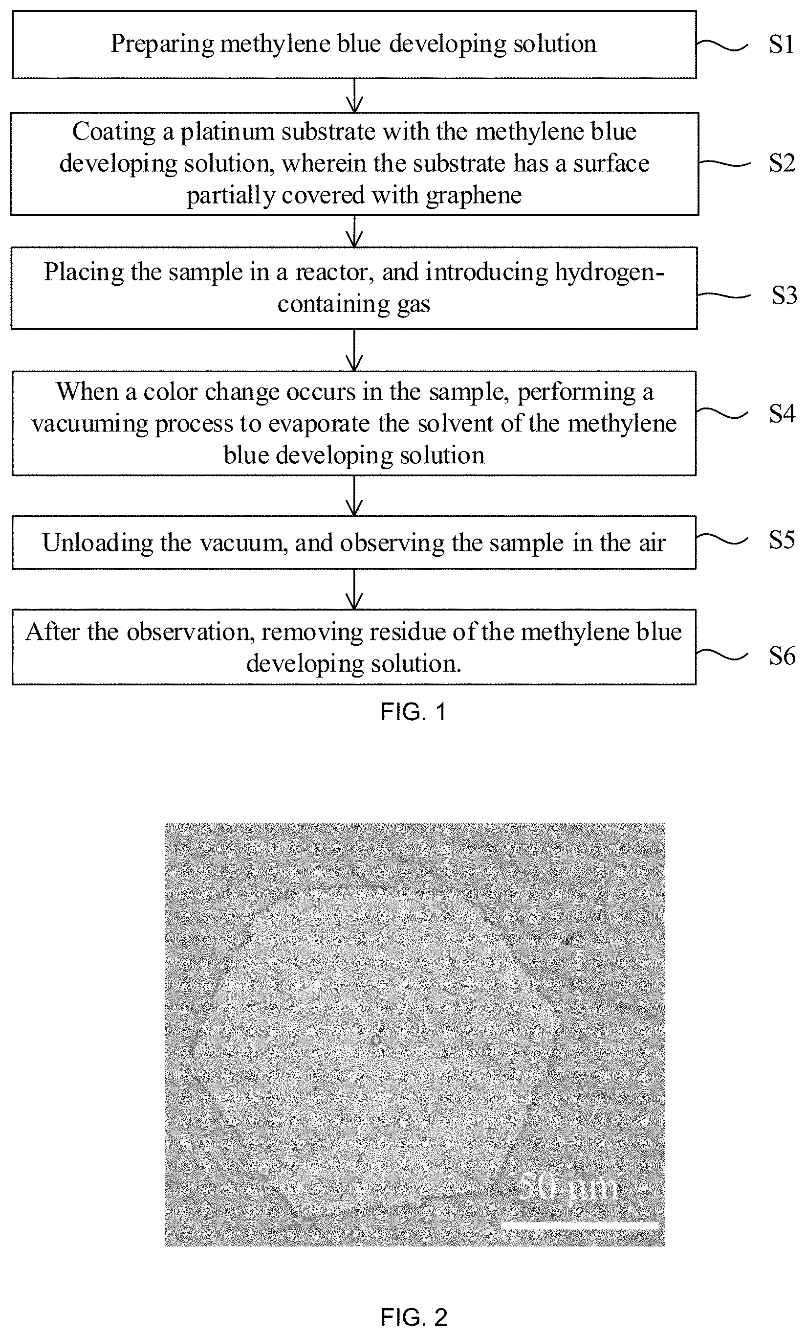 Patent US11774433 Figure 1 – Method for characterizing graphene on platinum substrate