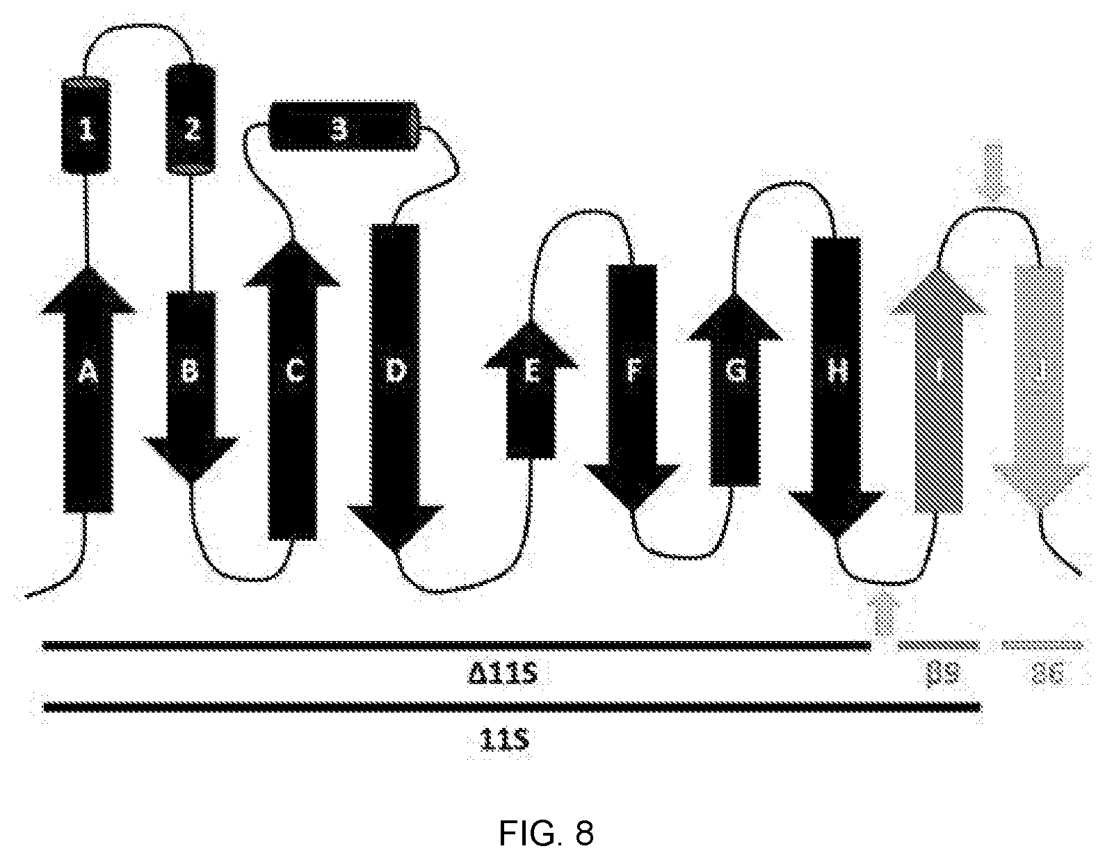 Patent US11774453 Figure 8 – Target-binding activated split reporter systems for analyte detection and related components and methods