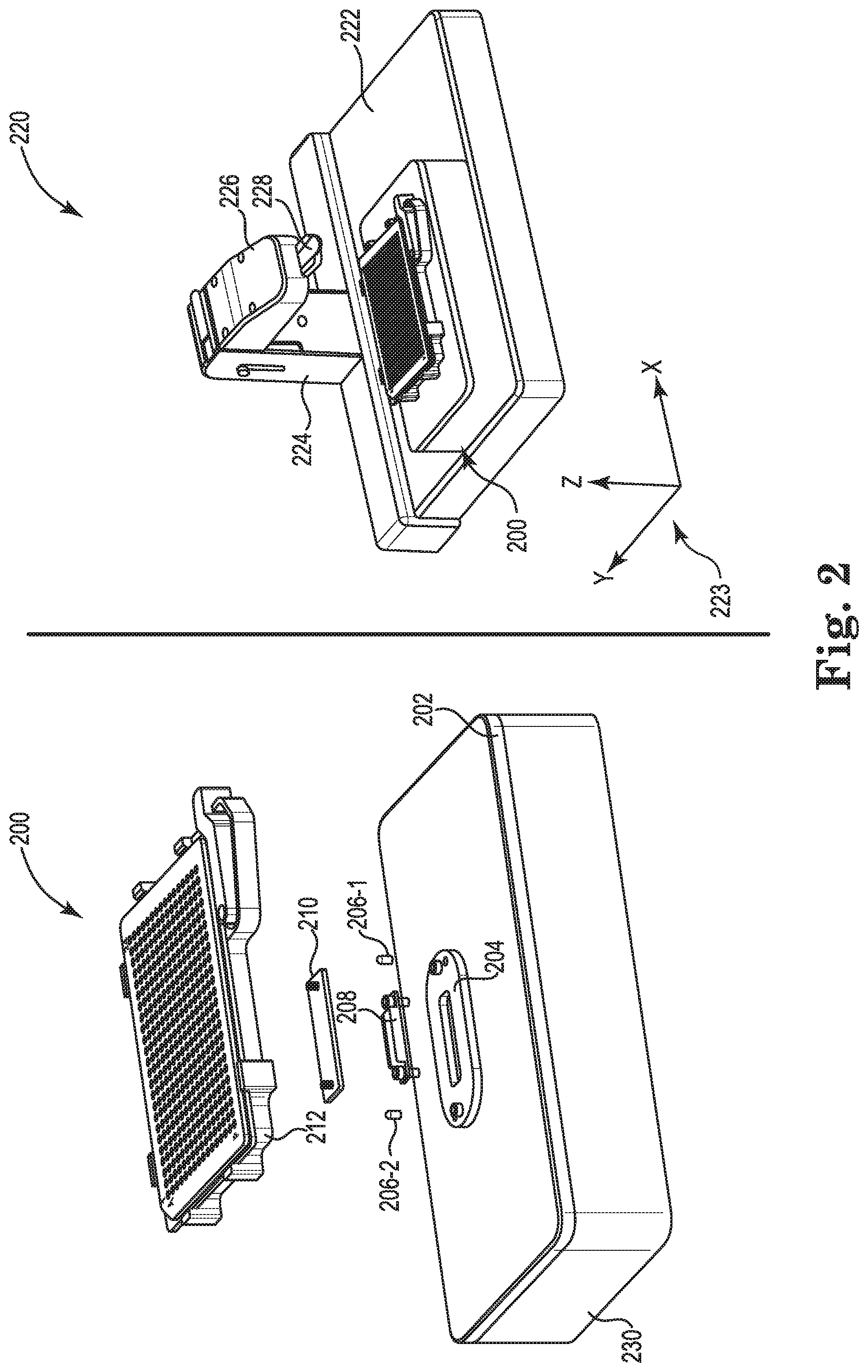Patent US11774463 Figure 2 – Dispenser stages