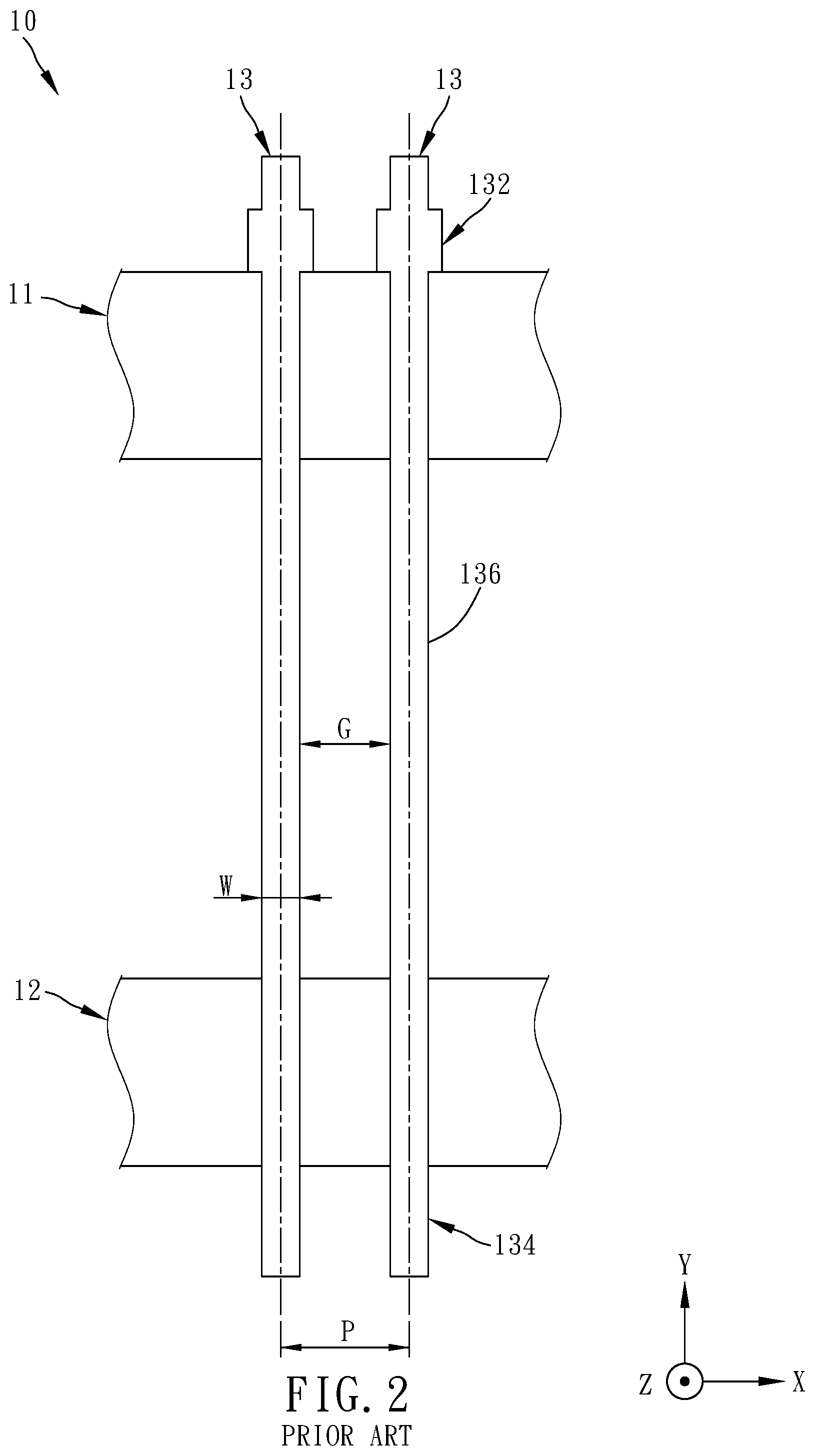 Patent US11774468 Figure 2 – Vertical probe head
