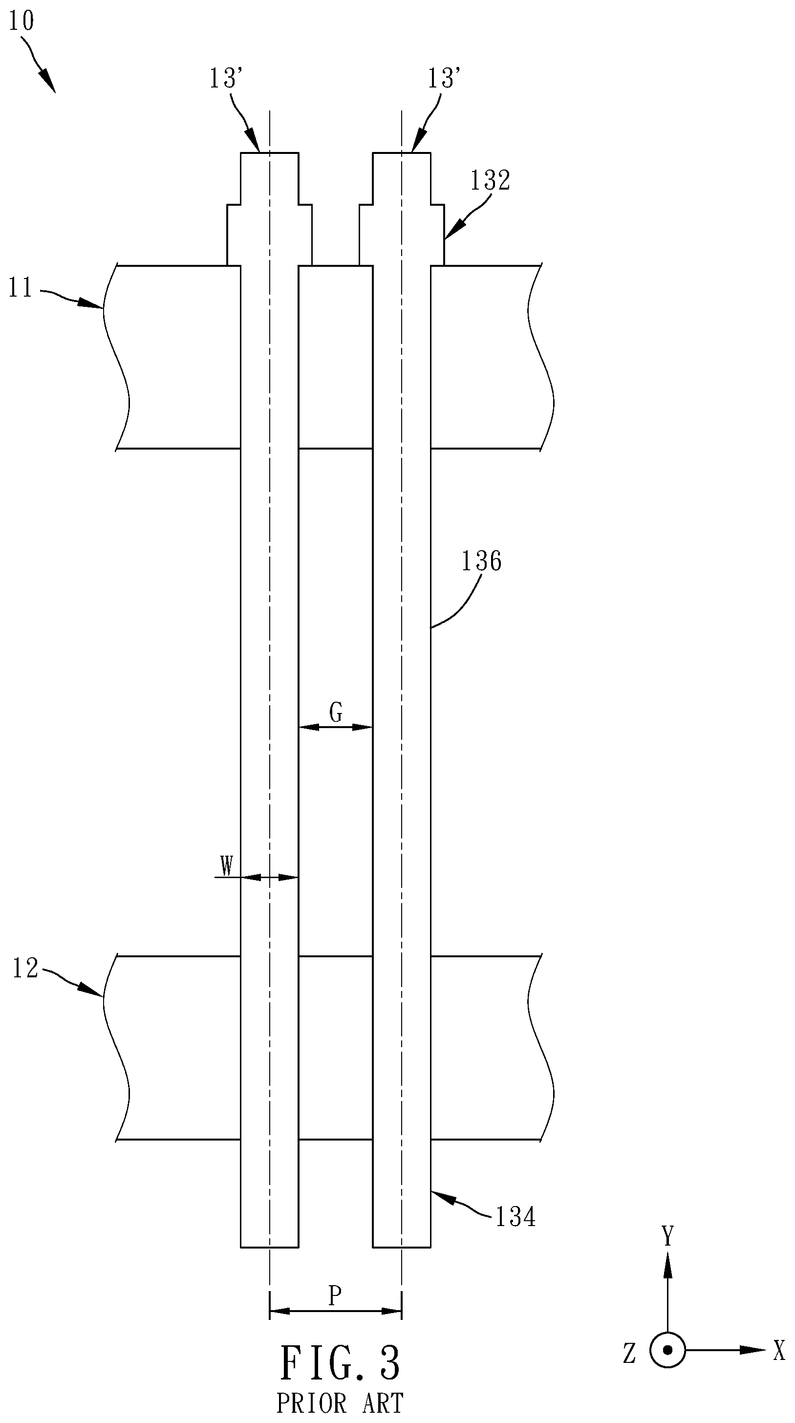 Patent US11774468 Figure 3 – Vertical probe head
