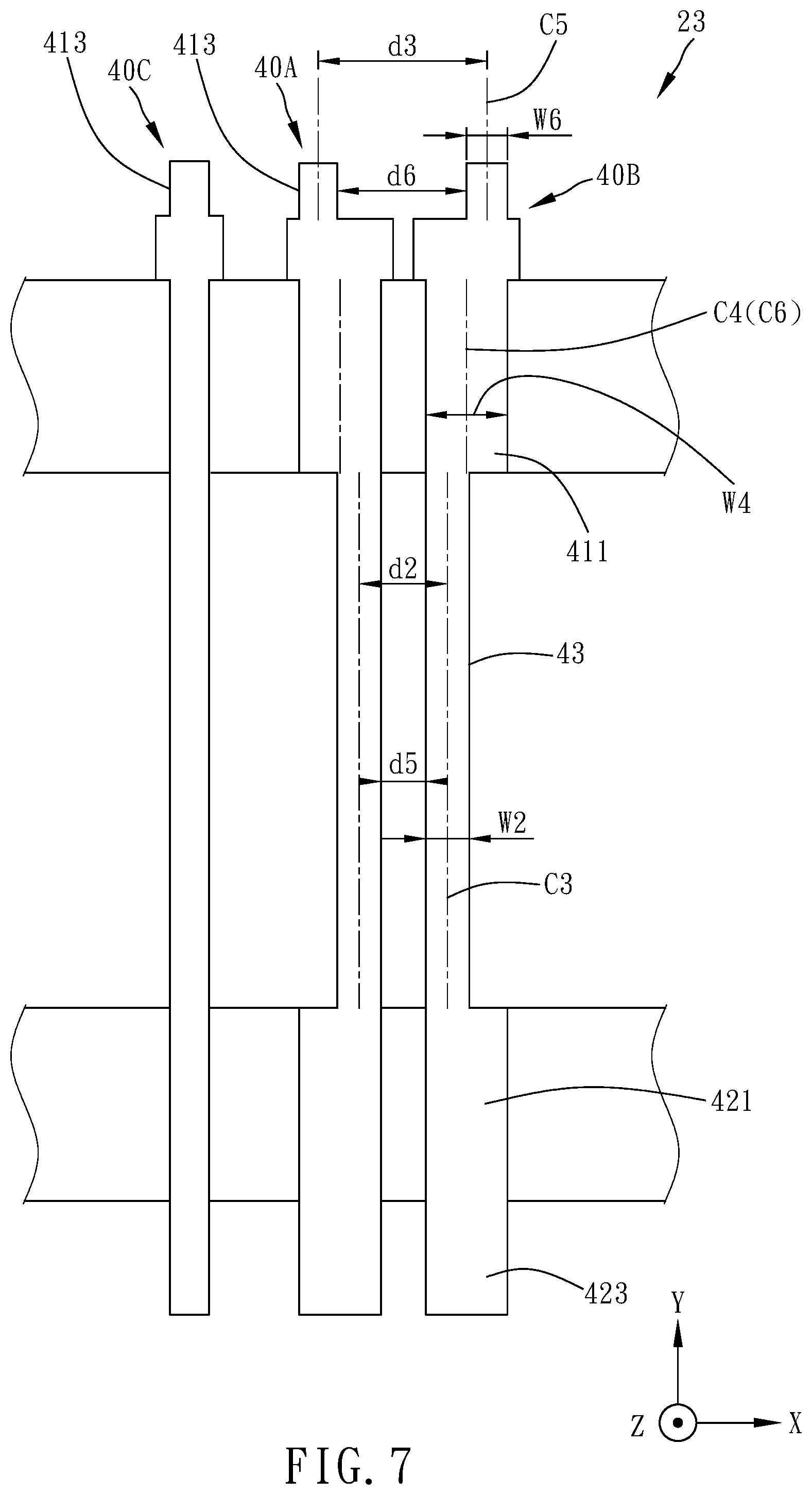 Patent US11774468 Figure 7 – Vertical probe head