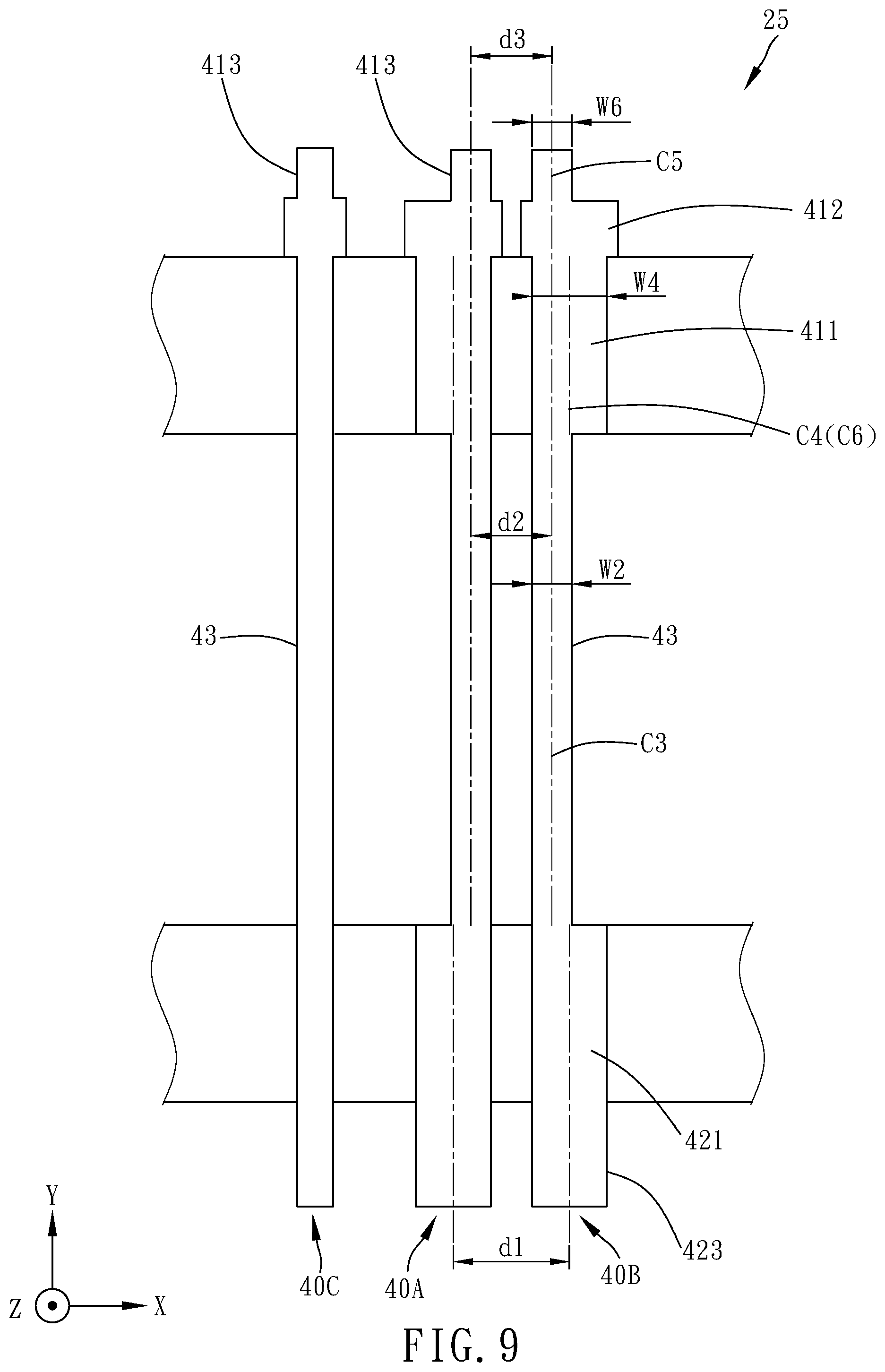 Patent US11774468 Figure 9 – Vertical probe head