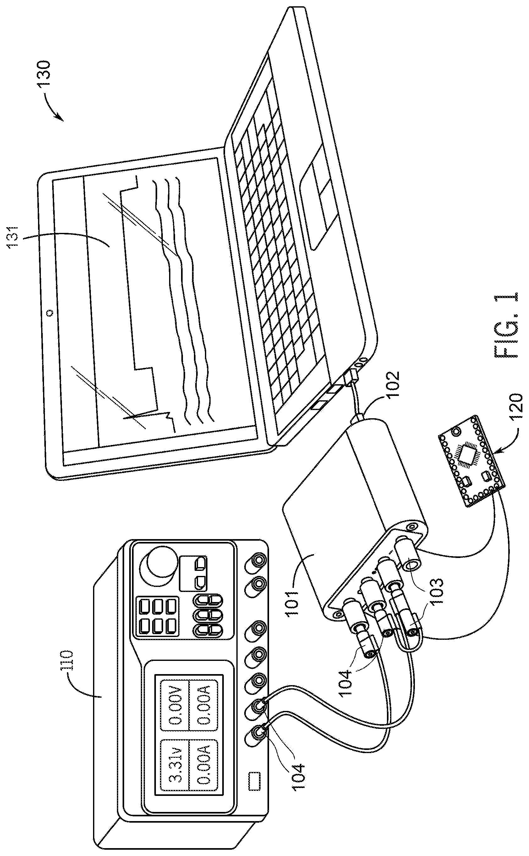 Patent US11774469 Figure 1 – Auto ranging ammeter with accurate measurement during range changes