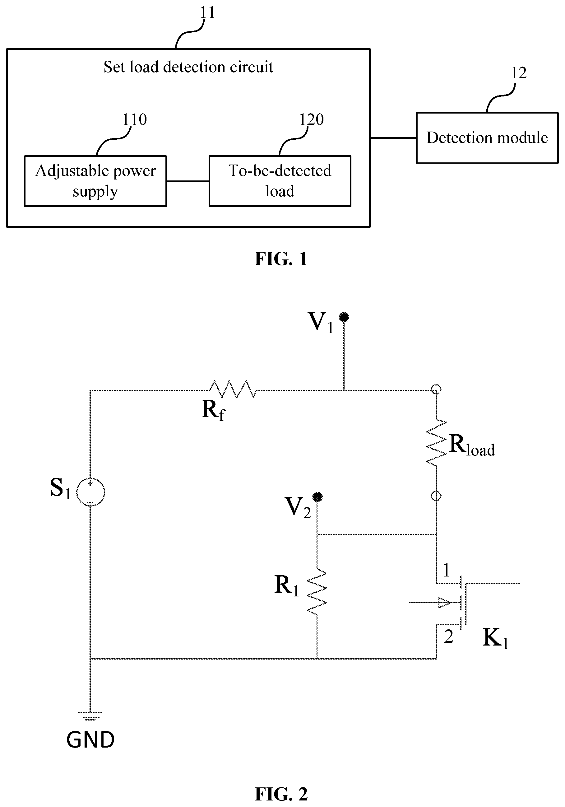 Patent US11774470 Figure 1 – Load detection system and load detection method thereof