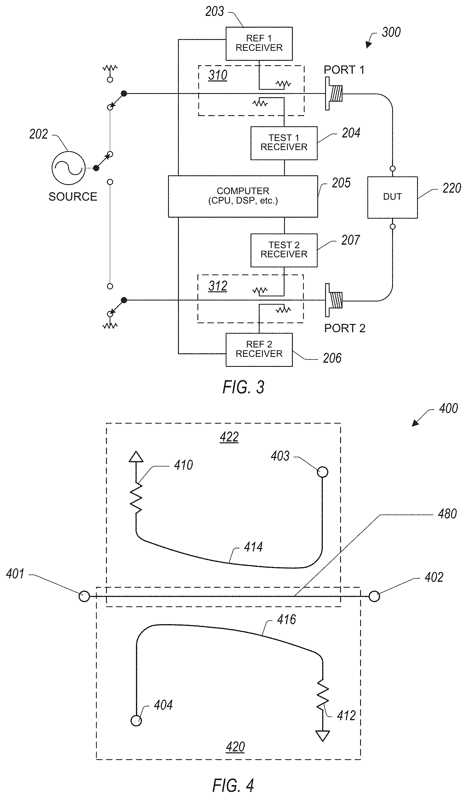 Patent US11774475 Figure 2 – Dual directional asymmetric coupler with a shared through-line
